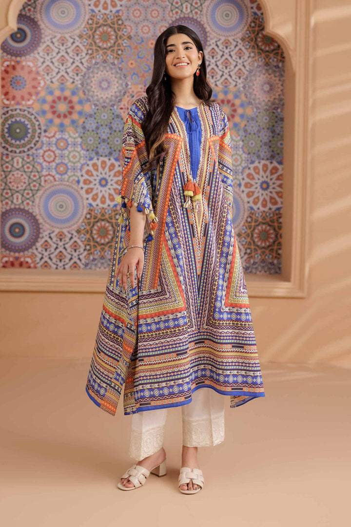 1 Piece - Printed Kaftan - PS25-152 - for Women - Pret Collection | Nishat | Shop Online