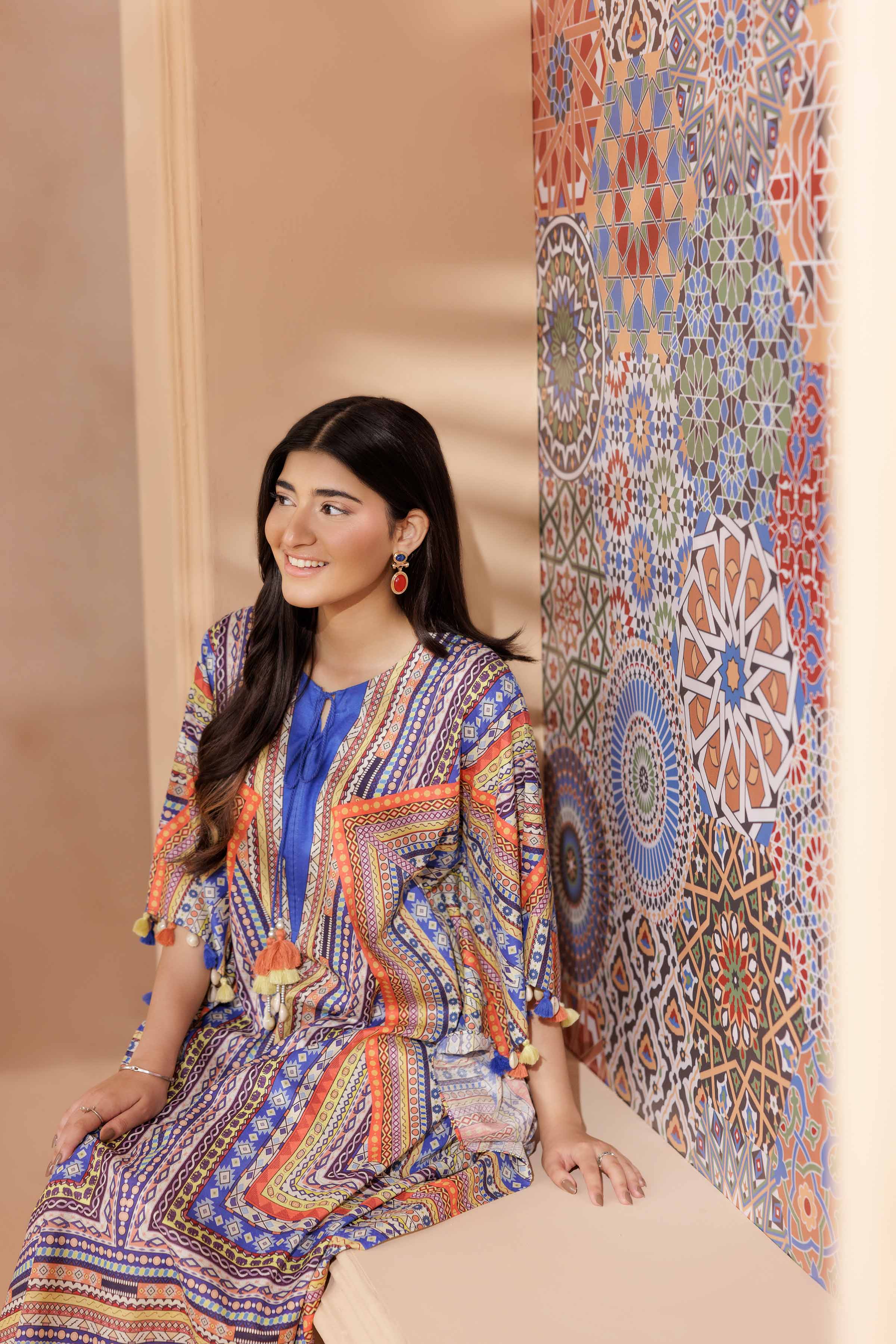 Printed Kaftan - PS25-152