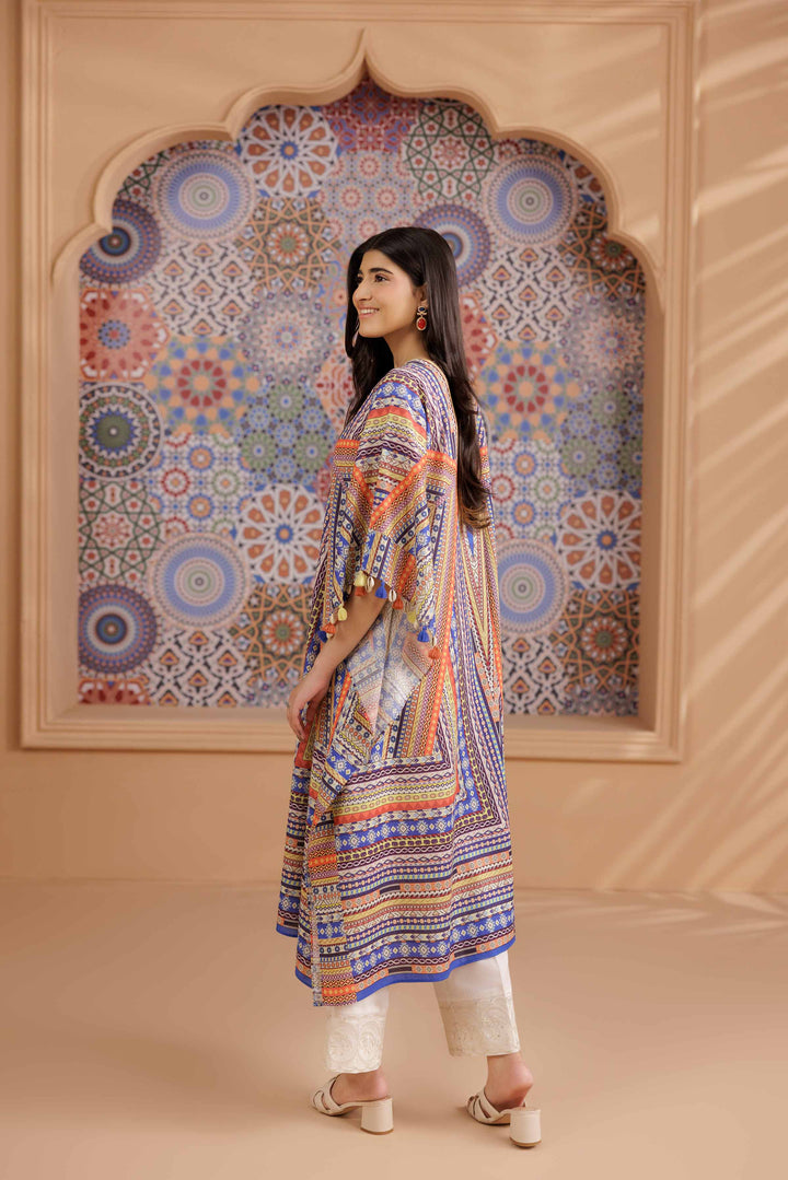 1 Piece - Printed Kaftan - PS25-152 - for Women - Pret Collection | Nishat | Shop Online