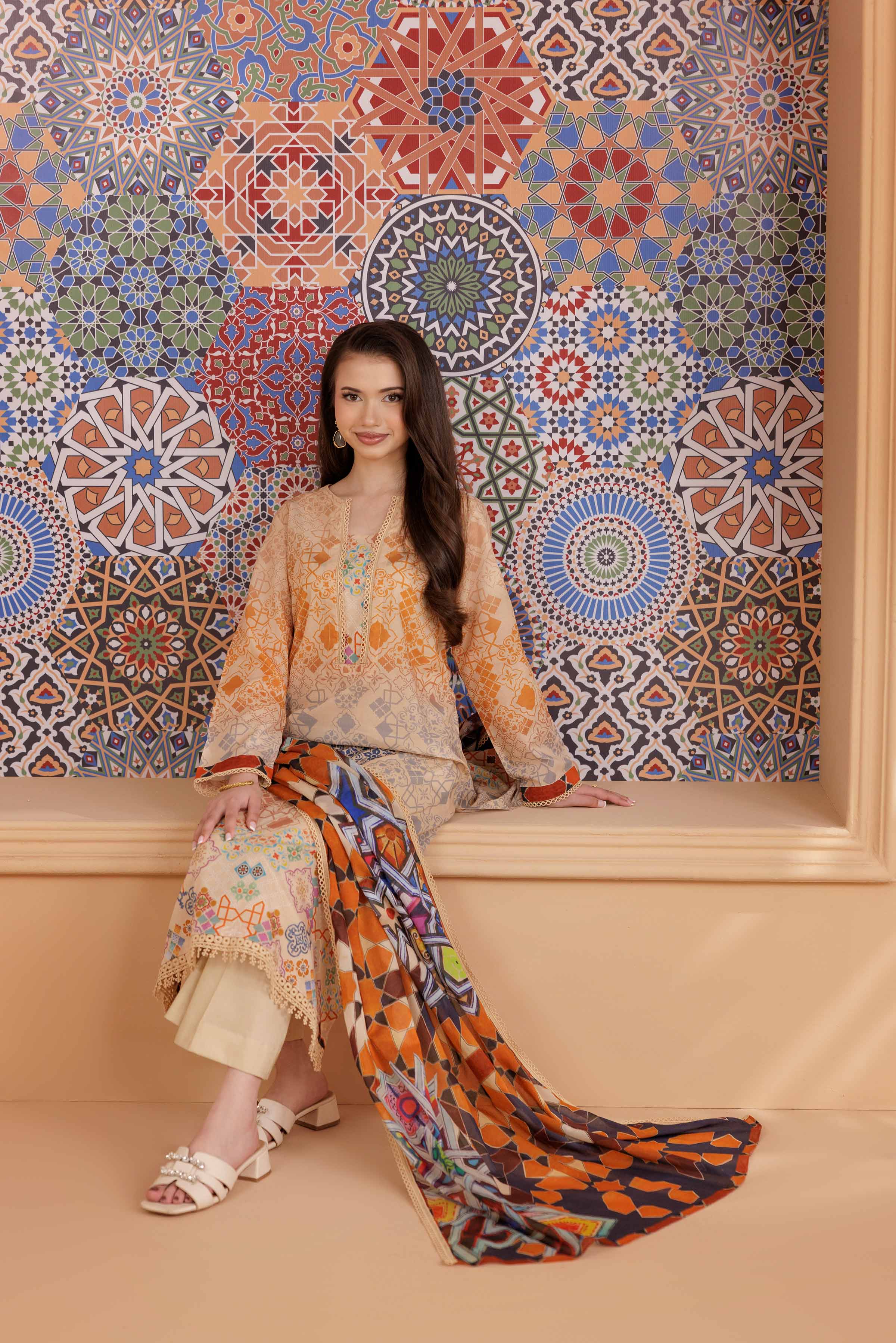 2 Piece - Printed Suit - PS25-157 - for Women - Pret Collection | Nishat | Shop Online