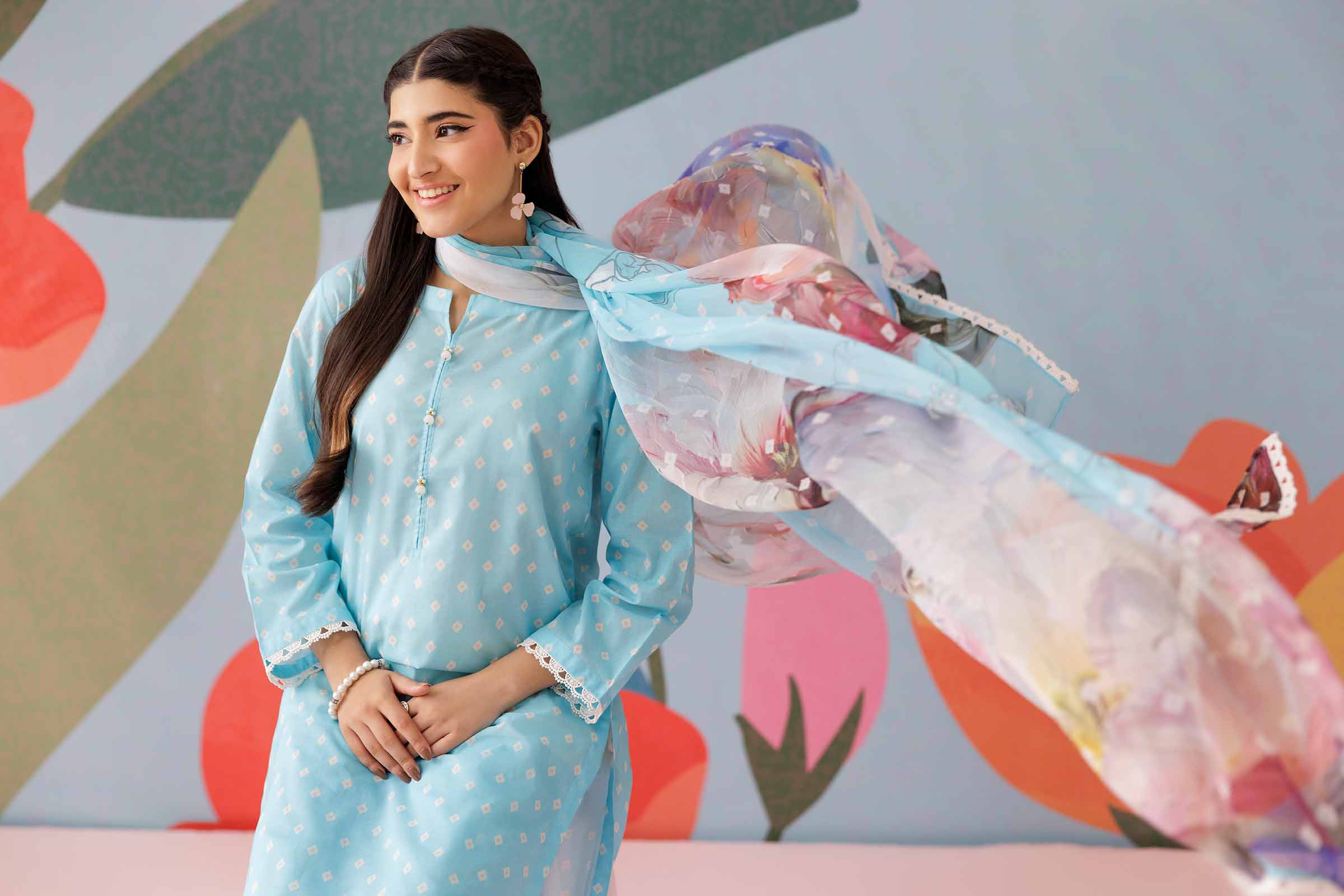 3 Piece - Printed Suit - PS25-160