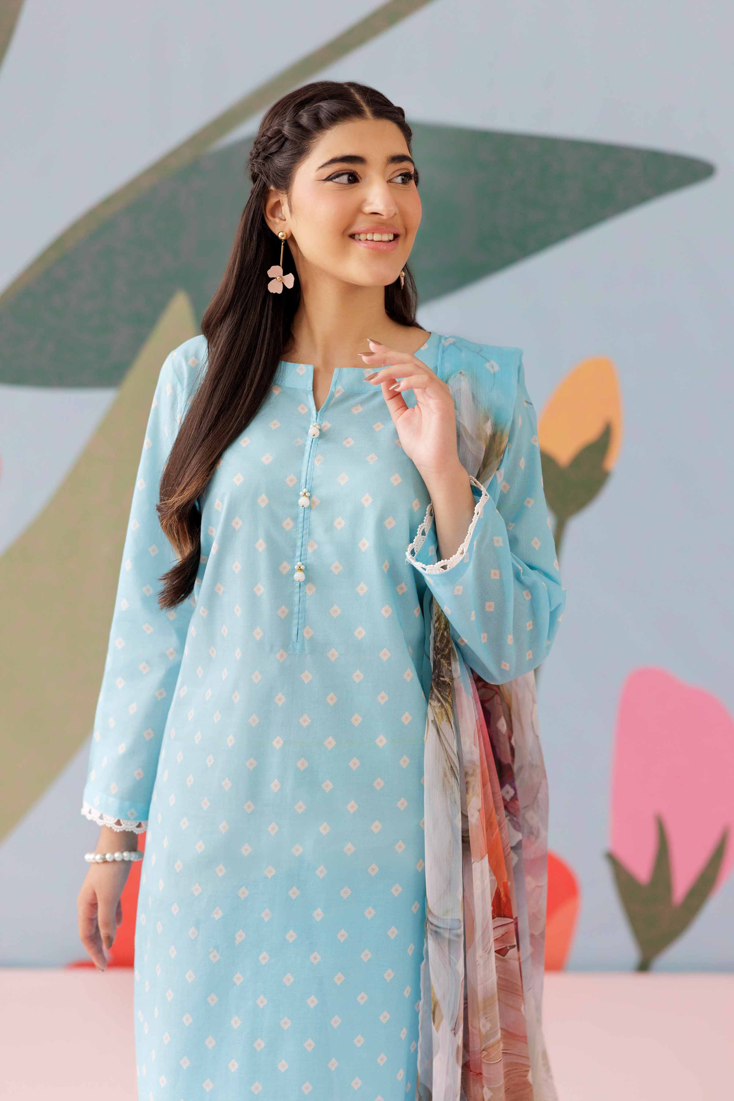 3 Piece - Printed Suit - PS25-160