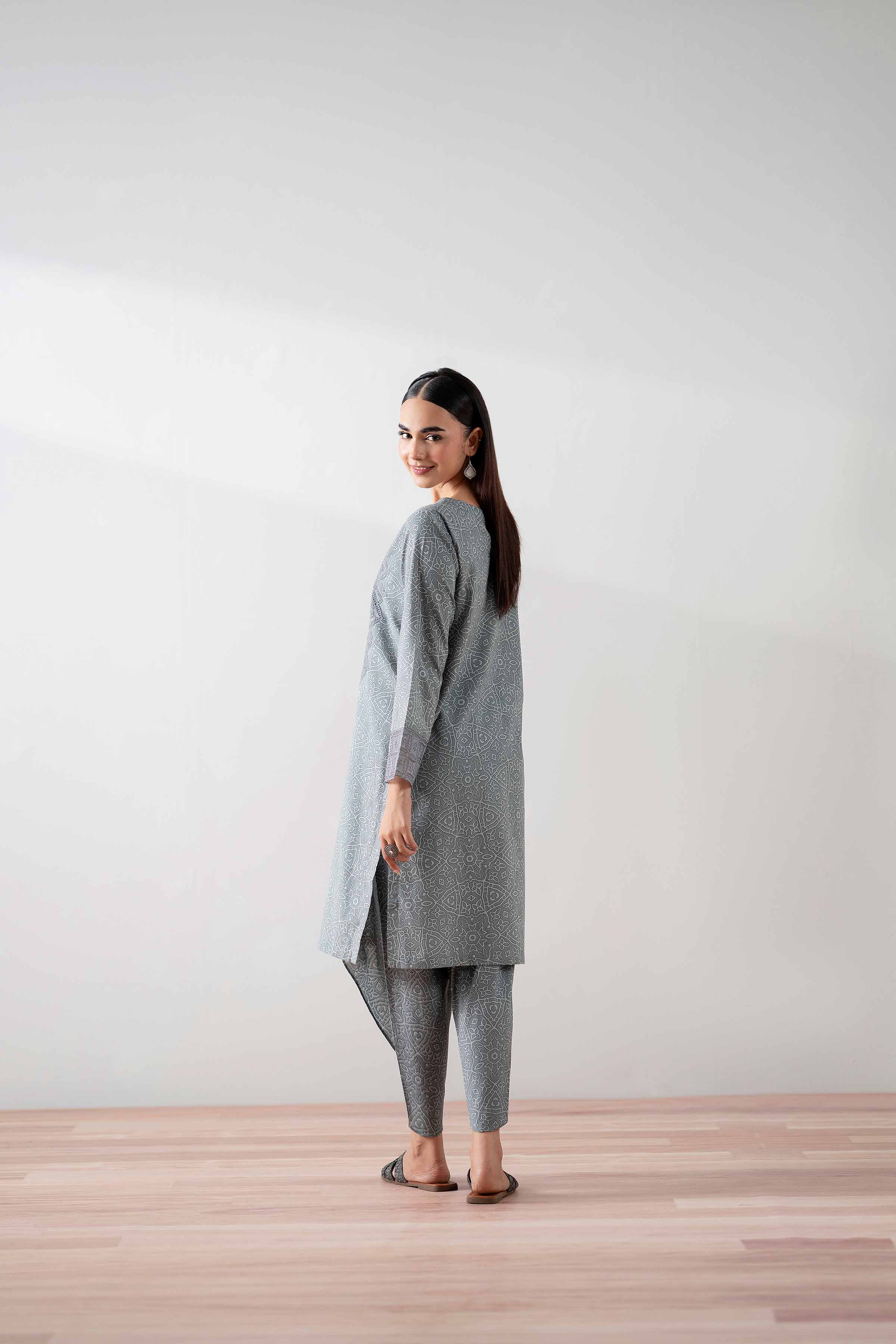 2 Piece - Printed Embroidered Suit - PS25-166 - for Women - Pret Collection | Nishat | Shop Online
