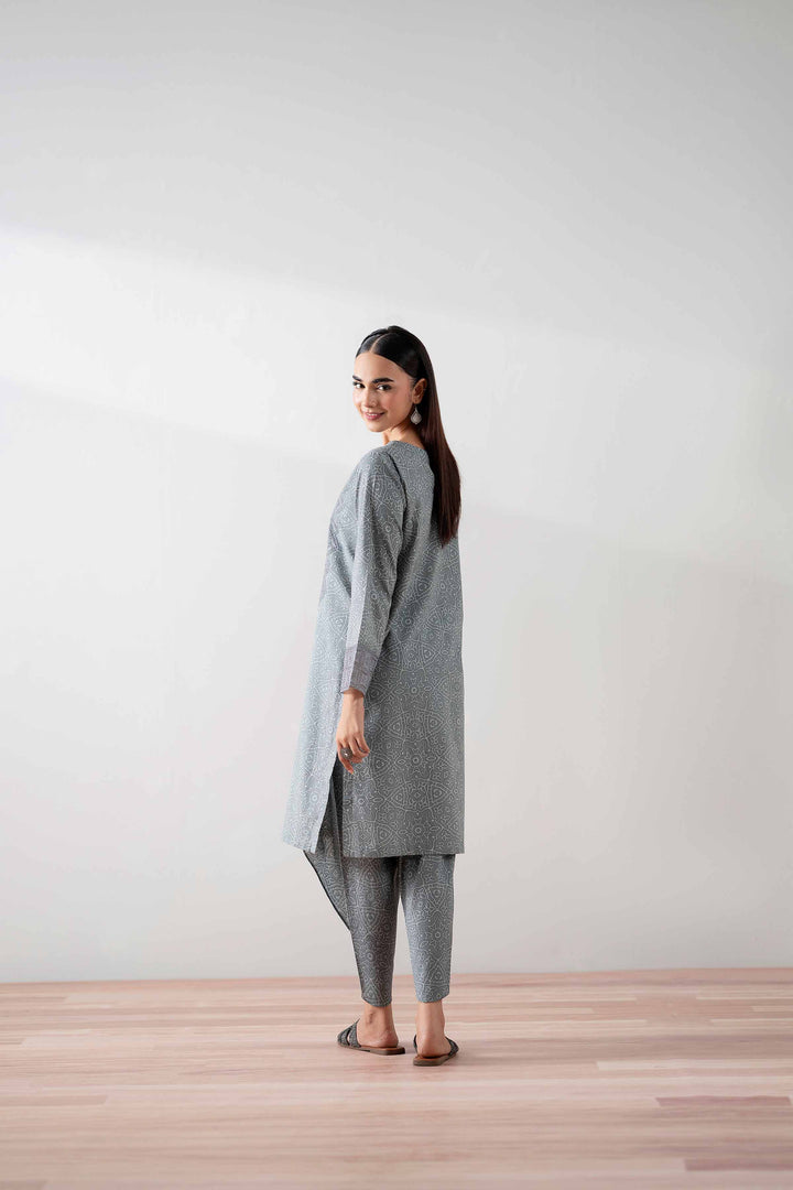 2 Piece - Printed Embroidered Suit - PS25-166 - for Women - Pret Collection | Nishat | Shop Online