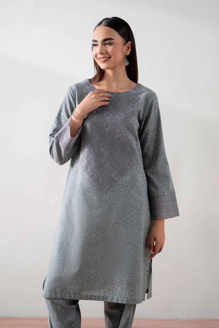 2 Piece - Printed Embroidered Suit - PS25-166 - for Women - Pret Collection | Nishat | Shop Online