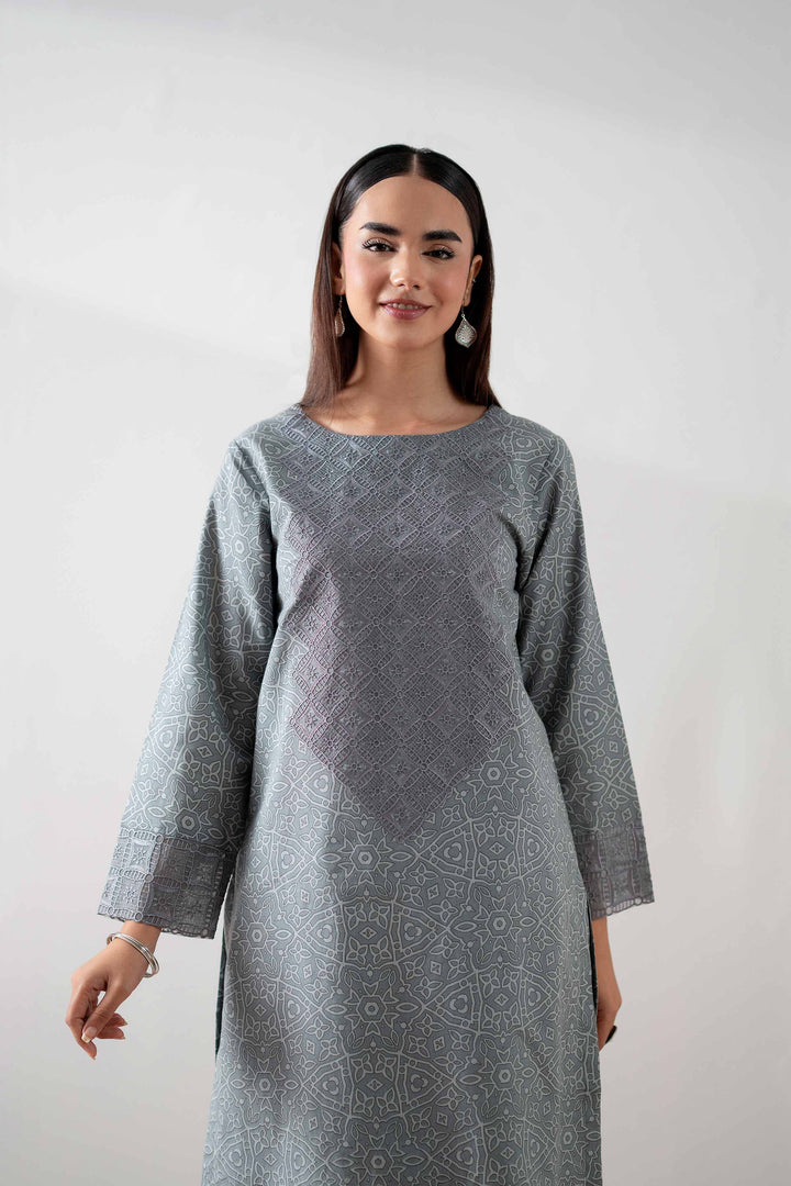 2 Piece - Printed Embroidered Suit - PS25-166 - for Women - Pret Collection | Nishat | Shop Online
