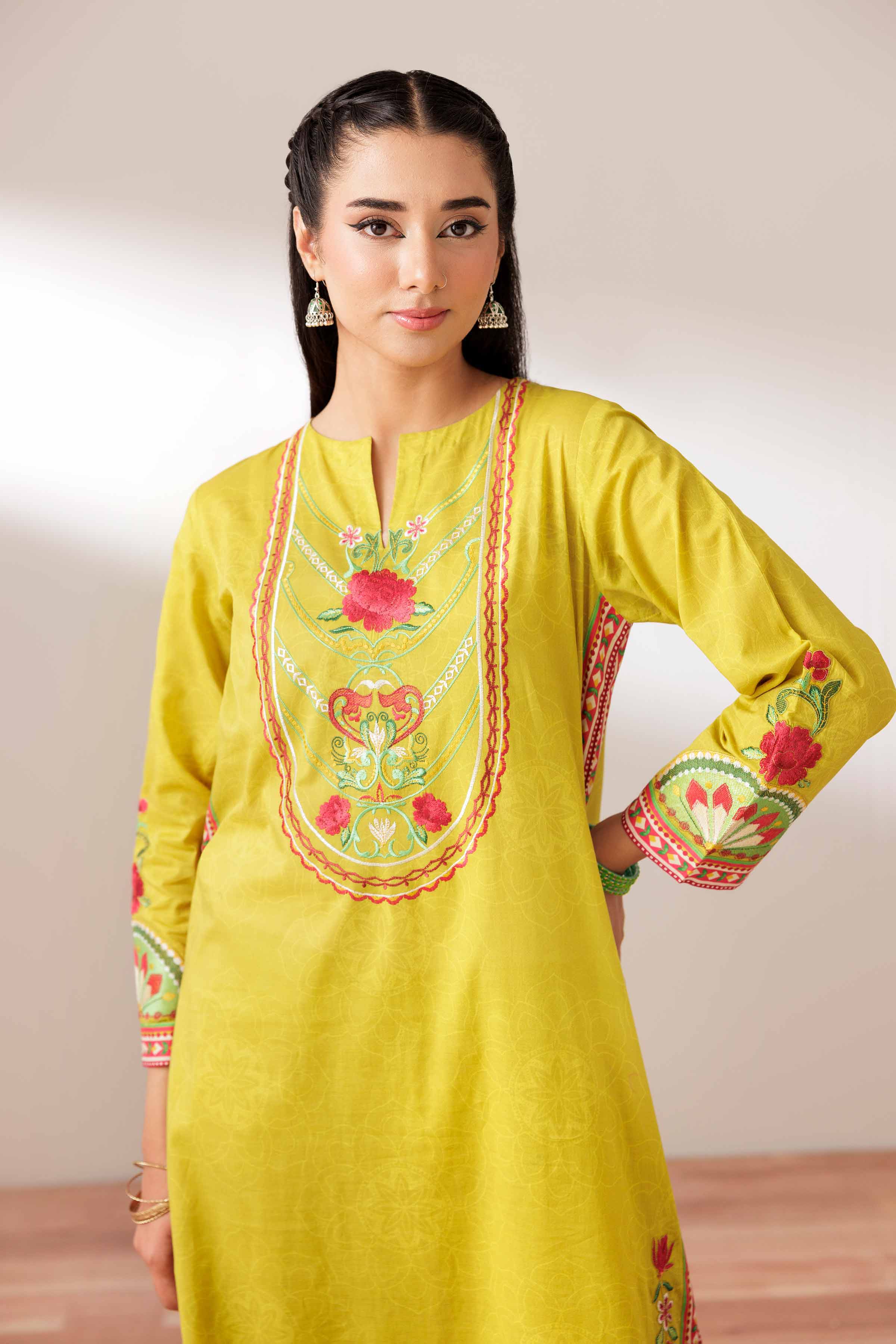 2 Piece - Printed Embroidered Suit - PS25-167 - for Women - Pret Collection | Nishat | Shop Online
