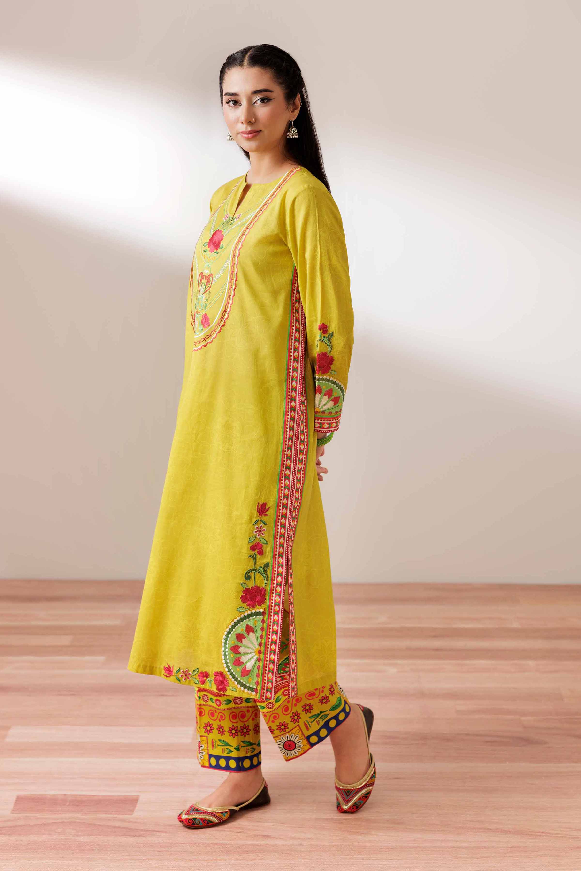 2 Piece - Printed Embroidered Suit - PS25-167 - for Women - Pret Collection | Nishat | Shop Online