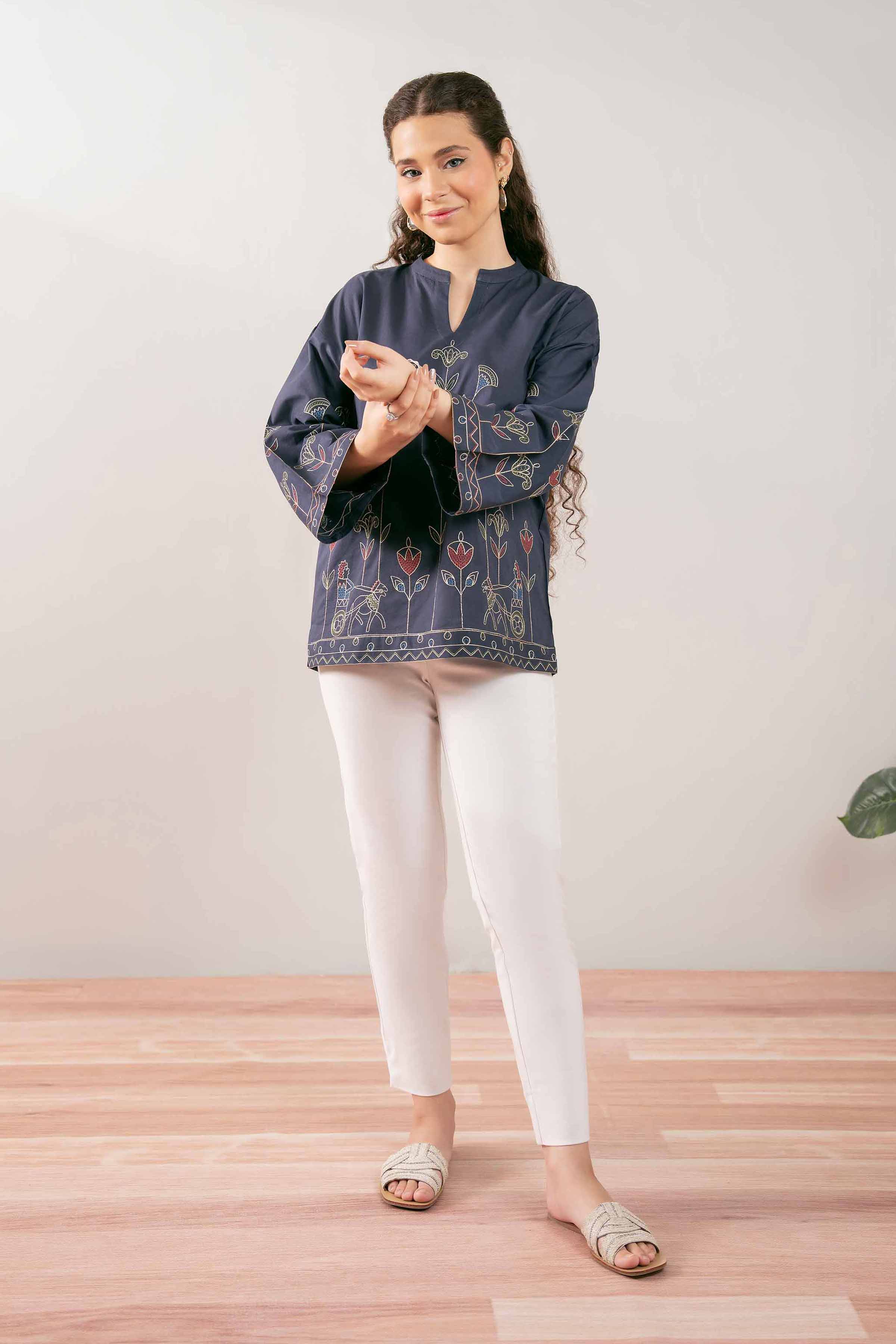 Embroidered Tunic - PS25-183