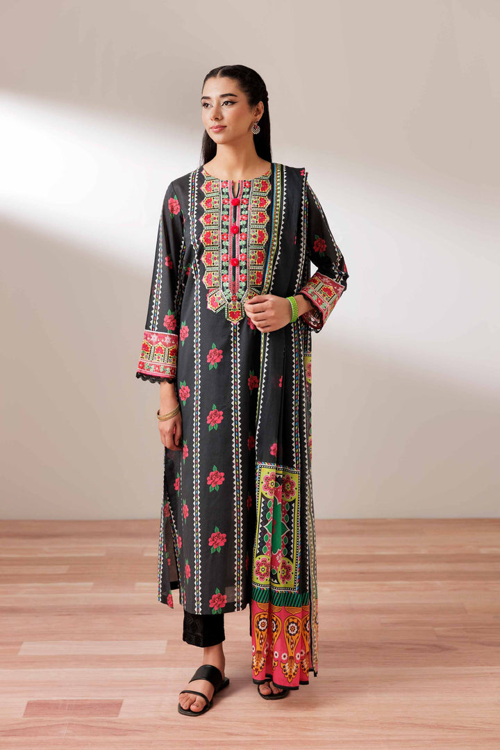 2 Piece - Printed Embroidered Suit - PS25-193 - for Women - Pret Collection | Nishat | Shop Online