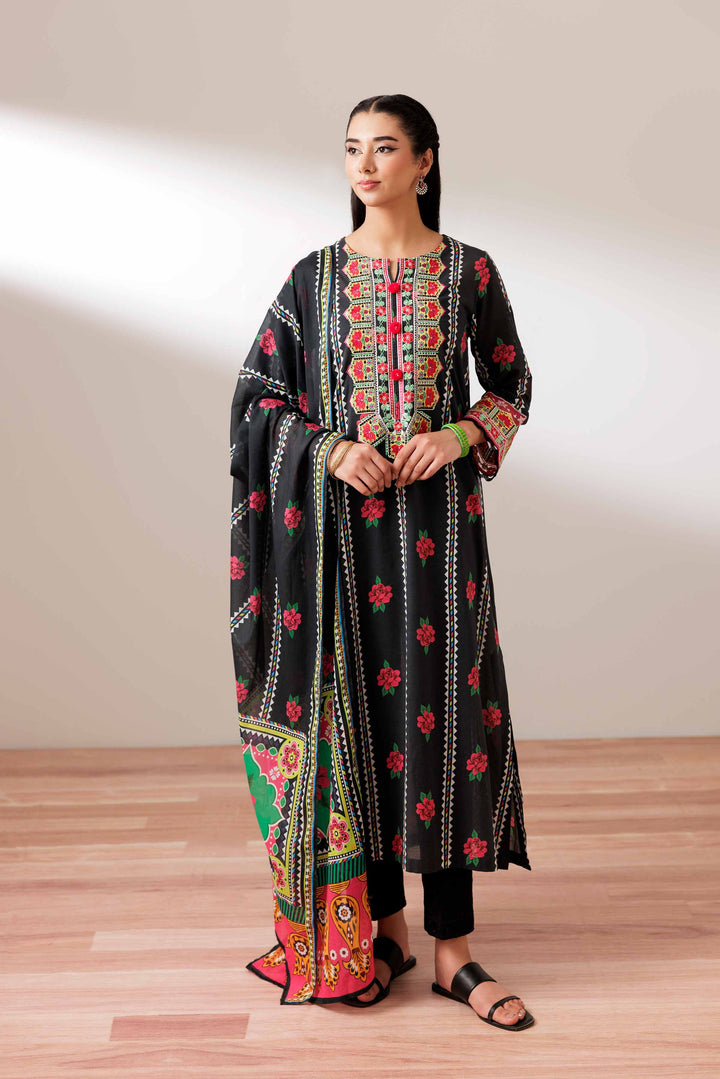 2 Piece - Printed Embroidered Suit - PS25-193 - for Women - Pret Collection | Nishat | Shop Online