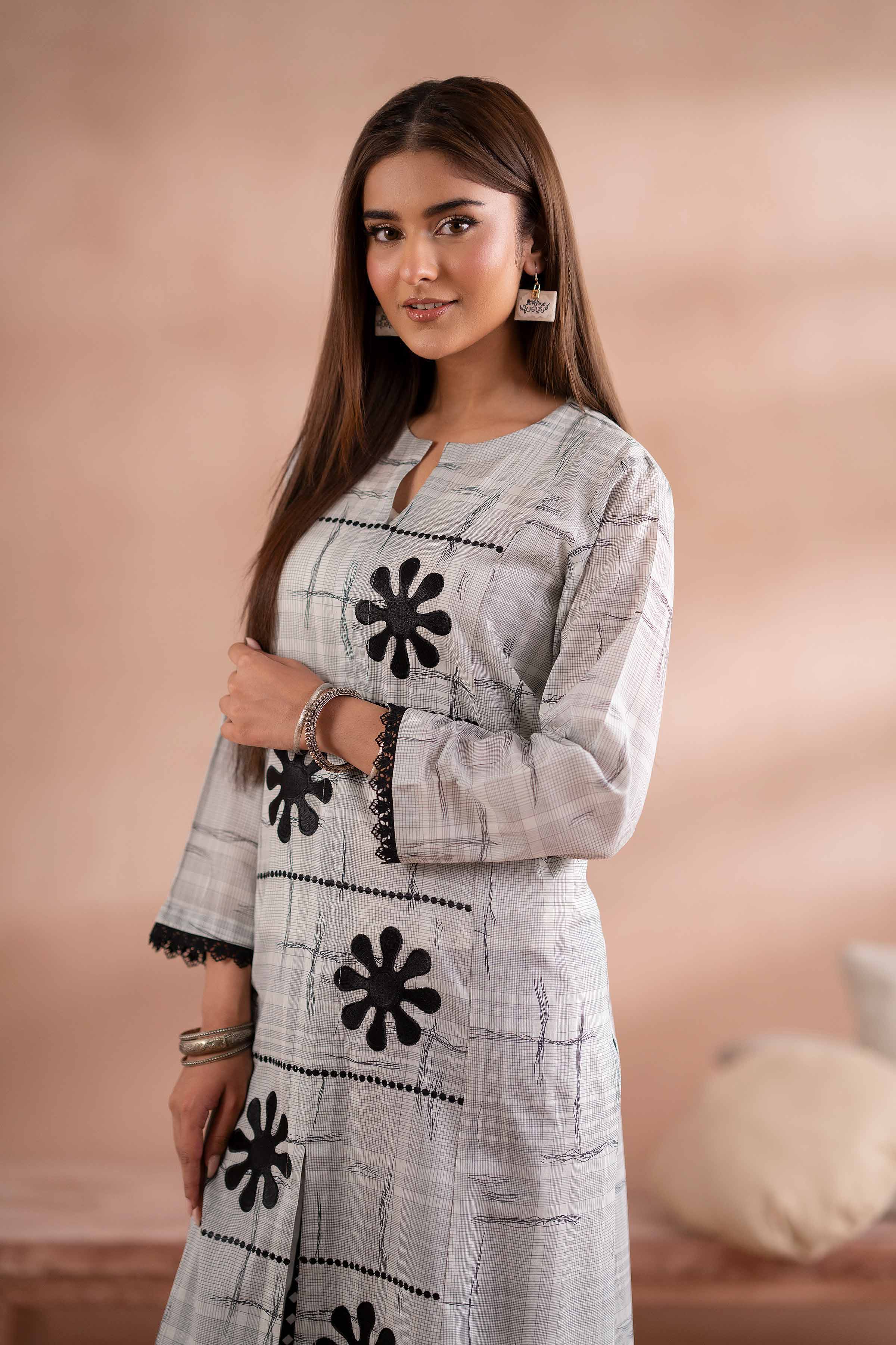 2 Piece - Printed Embroidered Suit - PS25-194 - for Women - Pret Collection | Nishat | Shop Online