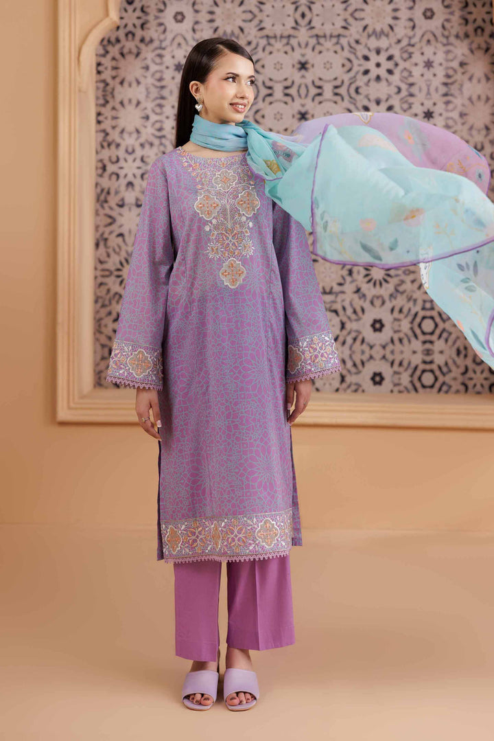 3 Piece - Basic Suit - PS25-195 - for Women - Pret Collection | Nishat | Shop Online