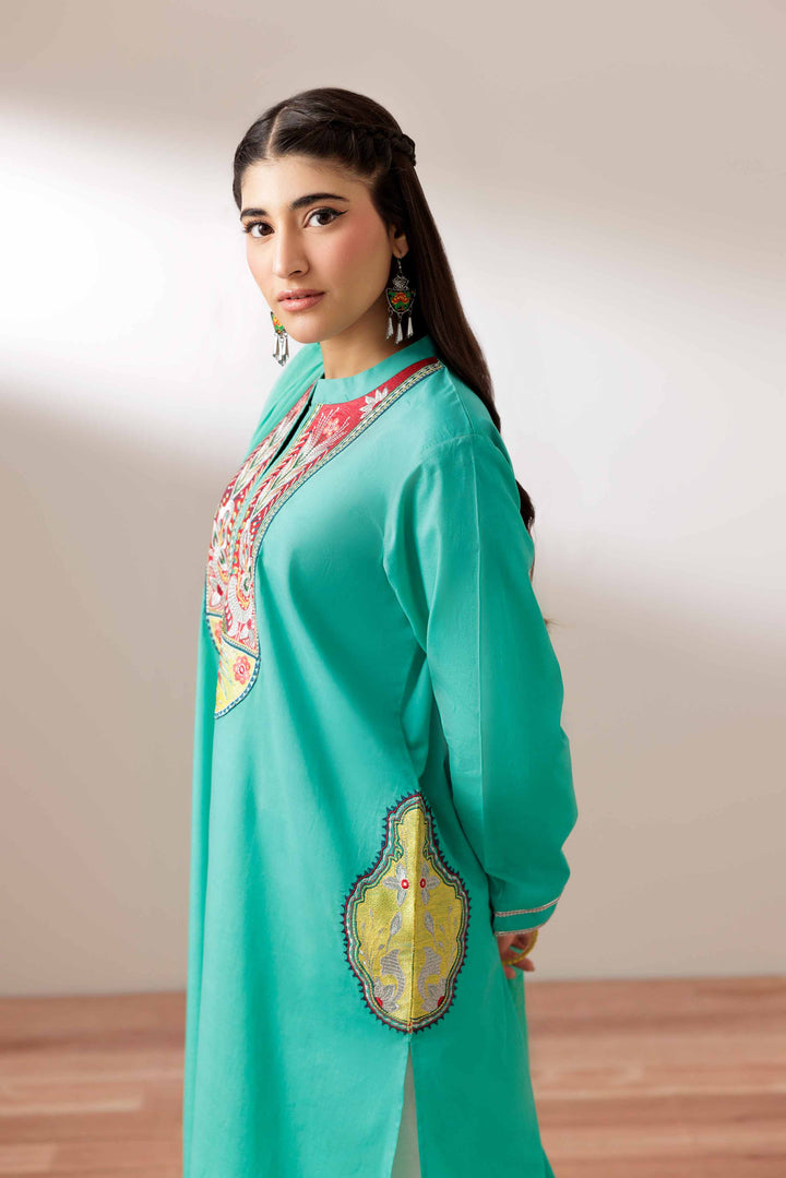 2 Piece - Embroidered Suit - PS25-203 - for Women - Pret Collection | Nishat | Shop Online