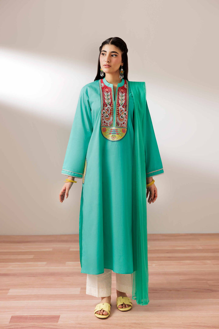 2 Piece - Embroidered Suit - PS25-203 - for Women - Pret Collection | Nishat | Shop Online