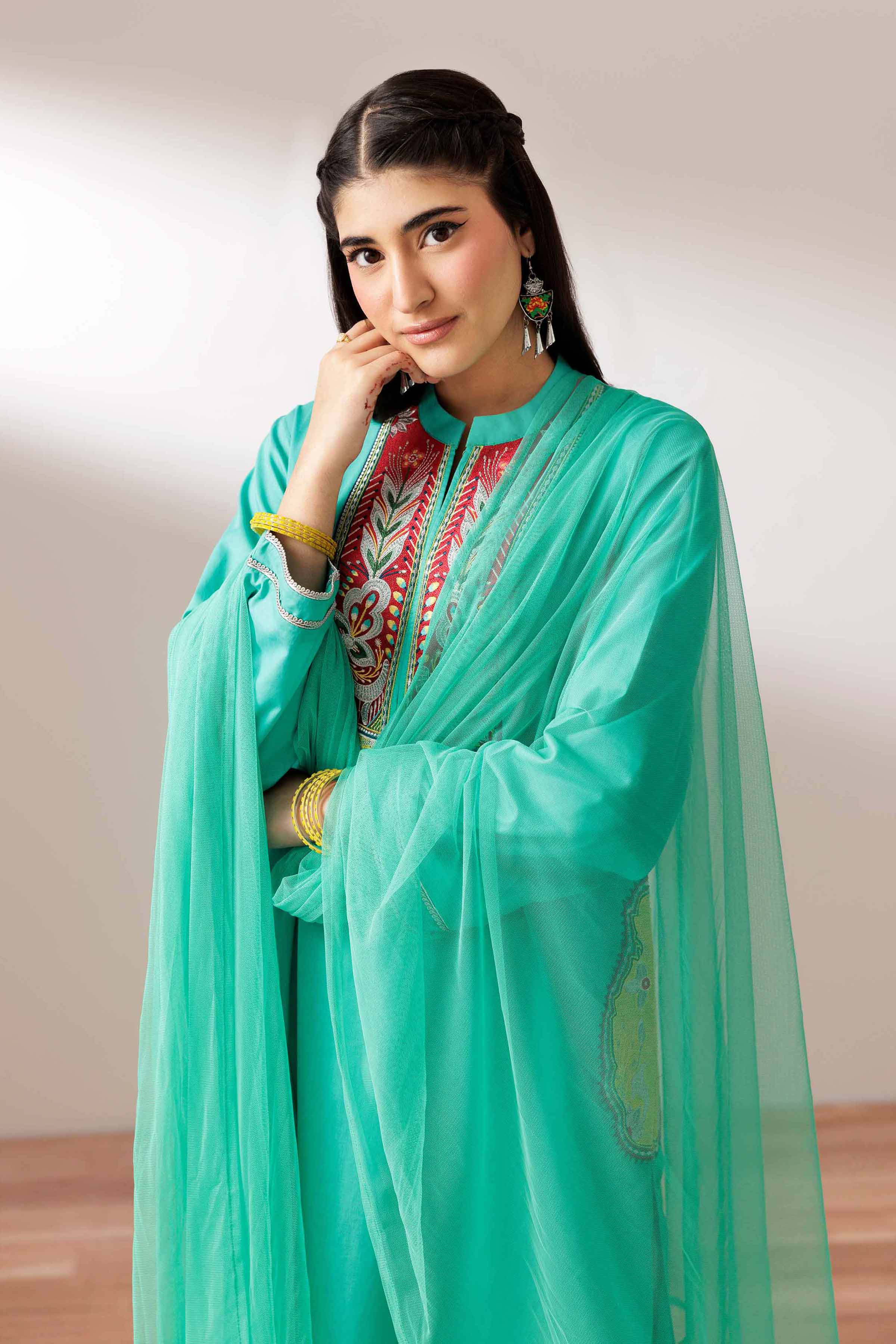 2 Piece - Embroidered Suit - PS25-203 - for Women - Pret Collection | Nishat | Shop Online