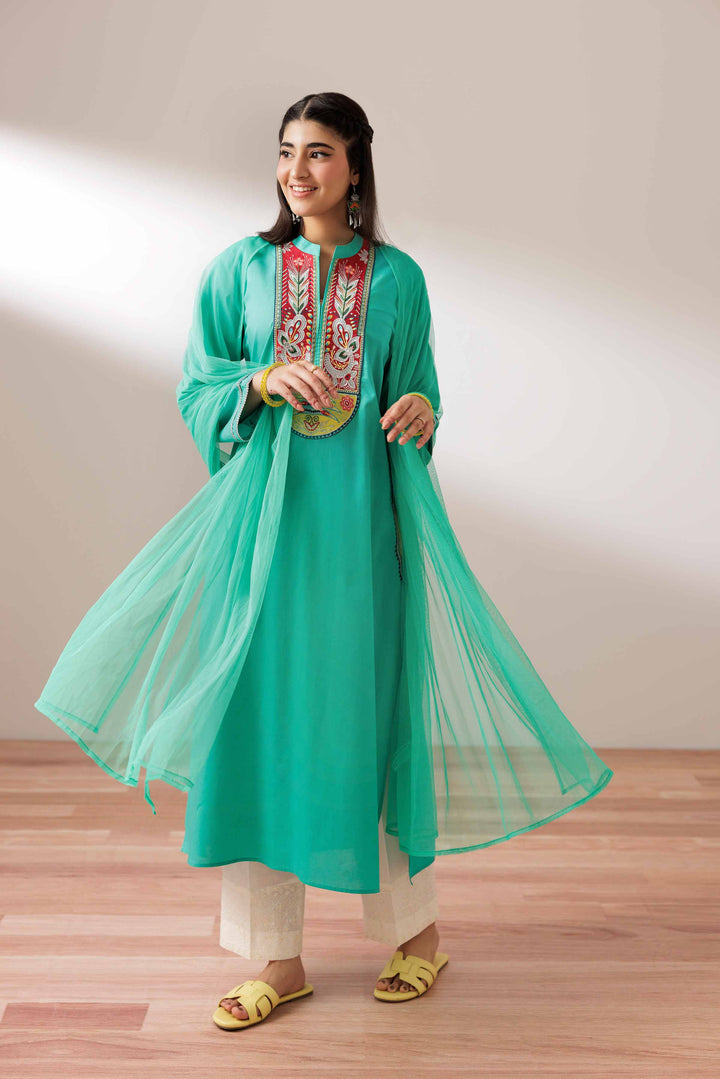 2 Piece - Embroidered Suit - PS25-203 - for Women - Pret Collection | Nishat | Shop Online