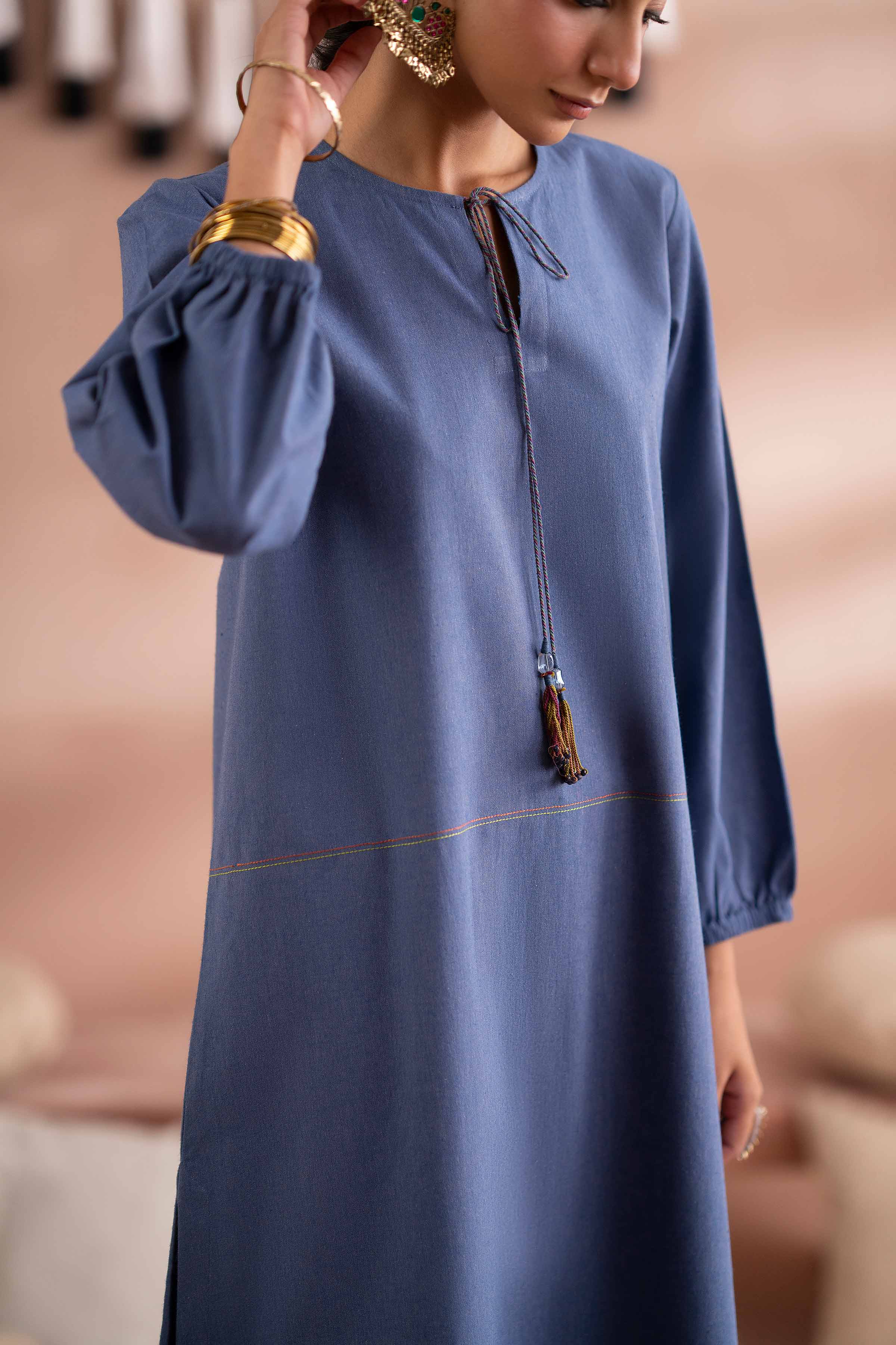 1 Piece - Embroidered Shirt - PS25-209 - for Women - Pret Collection | Nishat | Shop Online