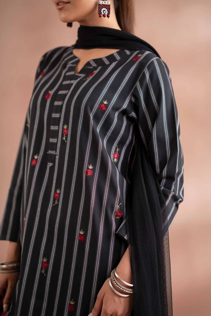 3 Piece - Embroidered Suit - PS25-214 for Women - Pret Collection | Nishat | Shop Online