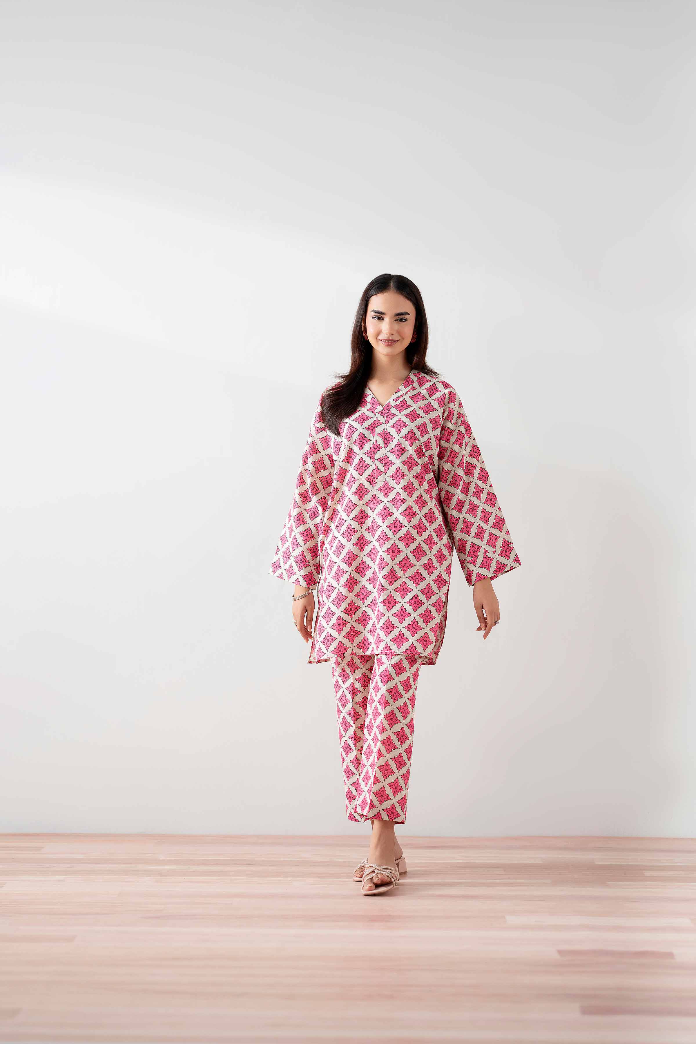 2 Piece - Printed Suit - PS25-219