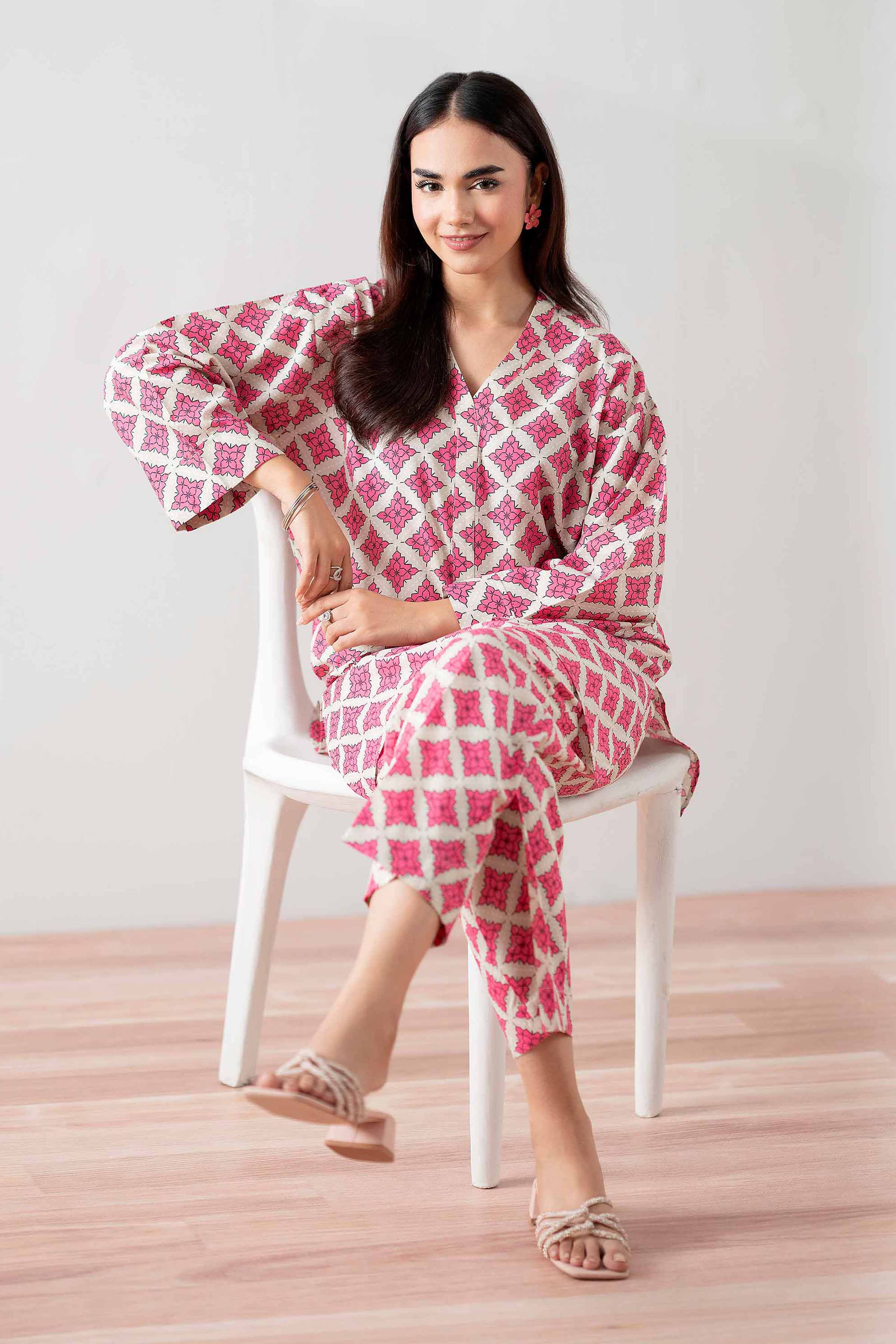 2 Piece - Printed Suit - PS25-219