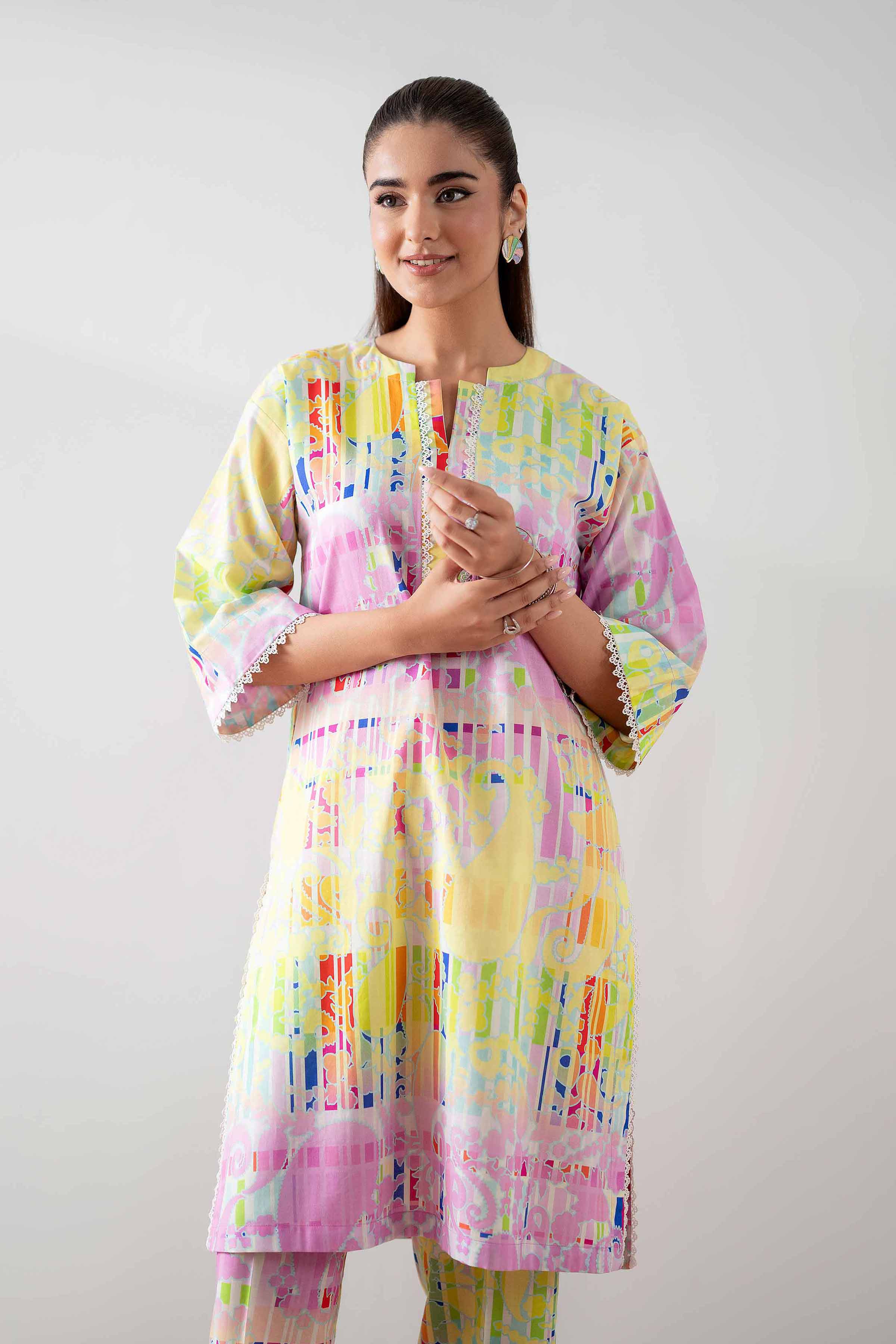 2 Piece - Printed Suit - PS25-226 - for Women - Pret Collection | Nishat | Shop Online