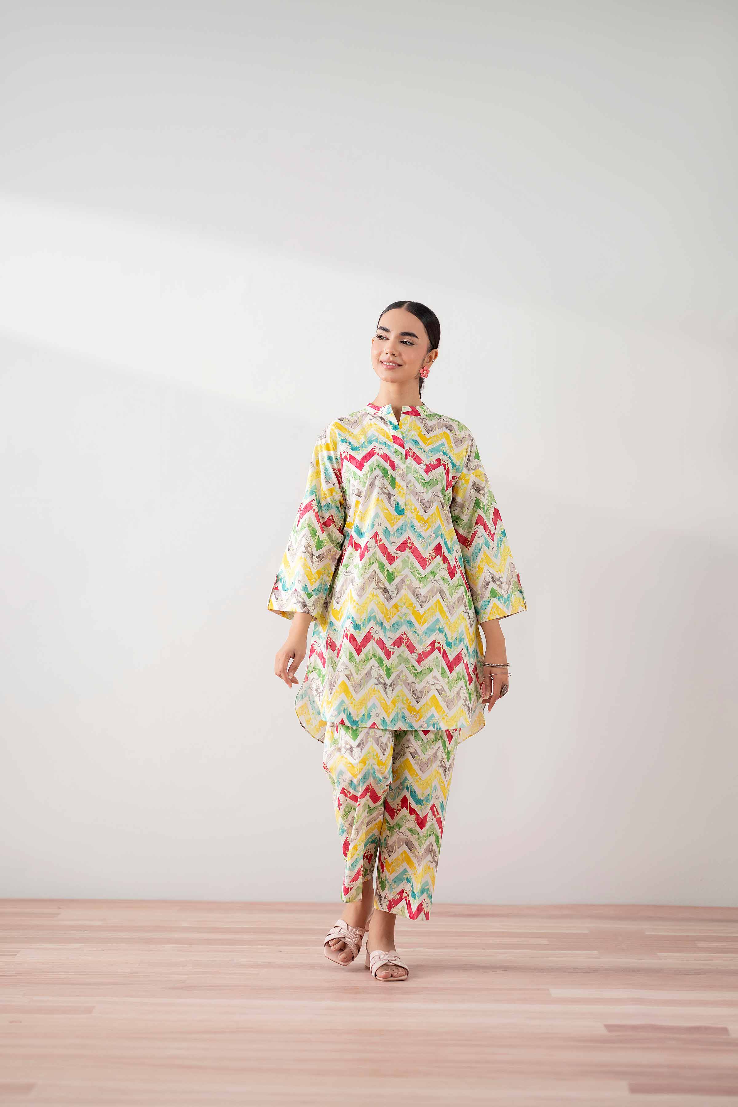 2 Piece - Printed Suit - PS25-230