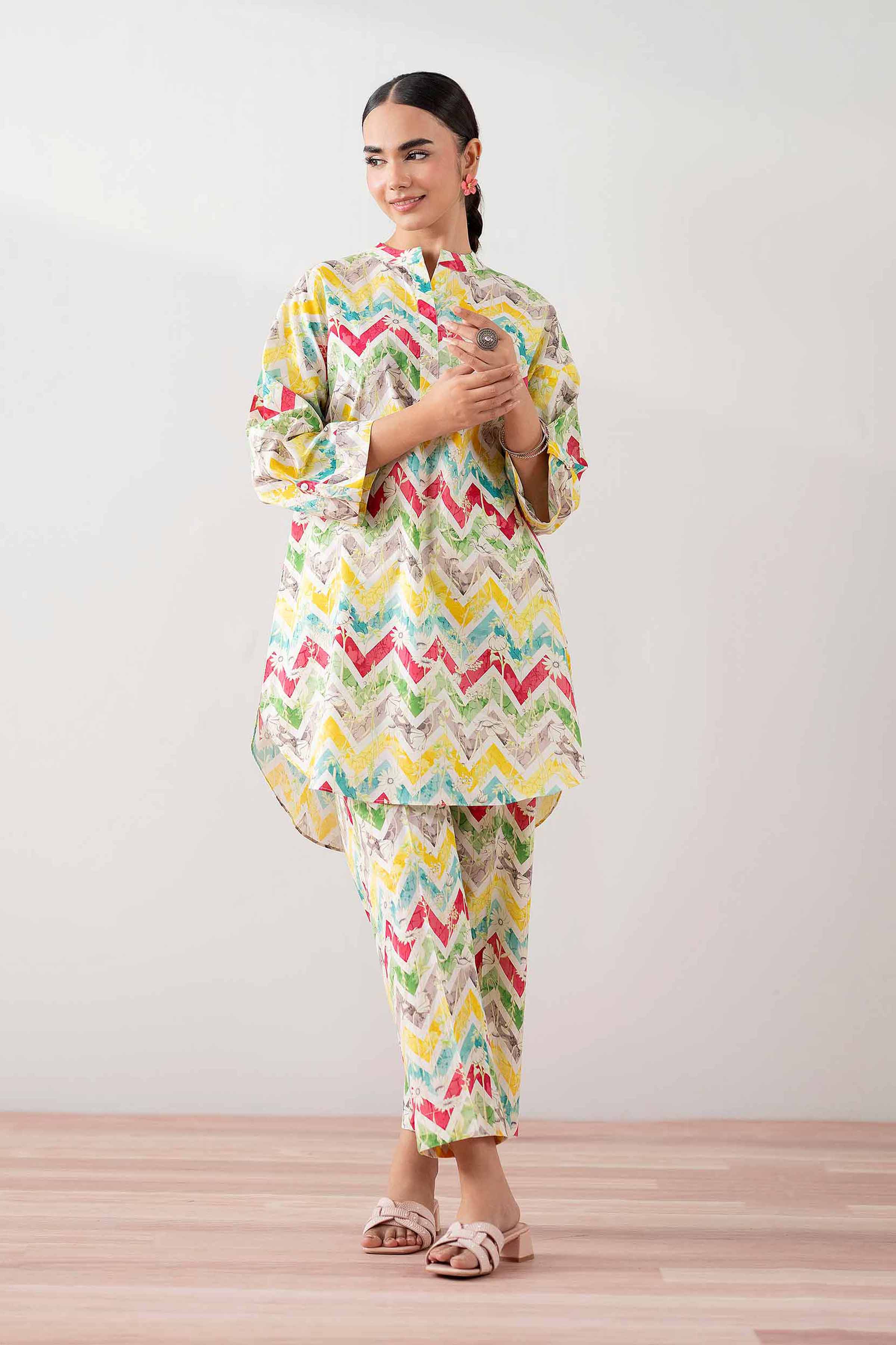 2 Piece - Printed Suit - PS25-230