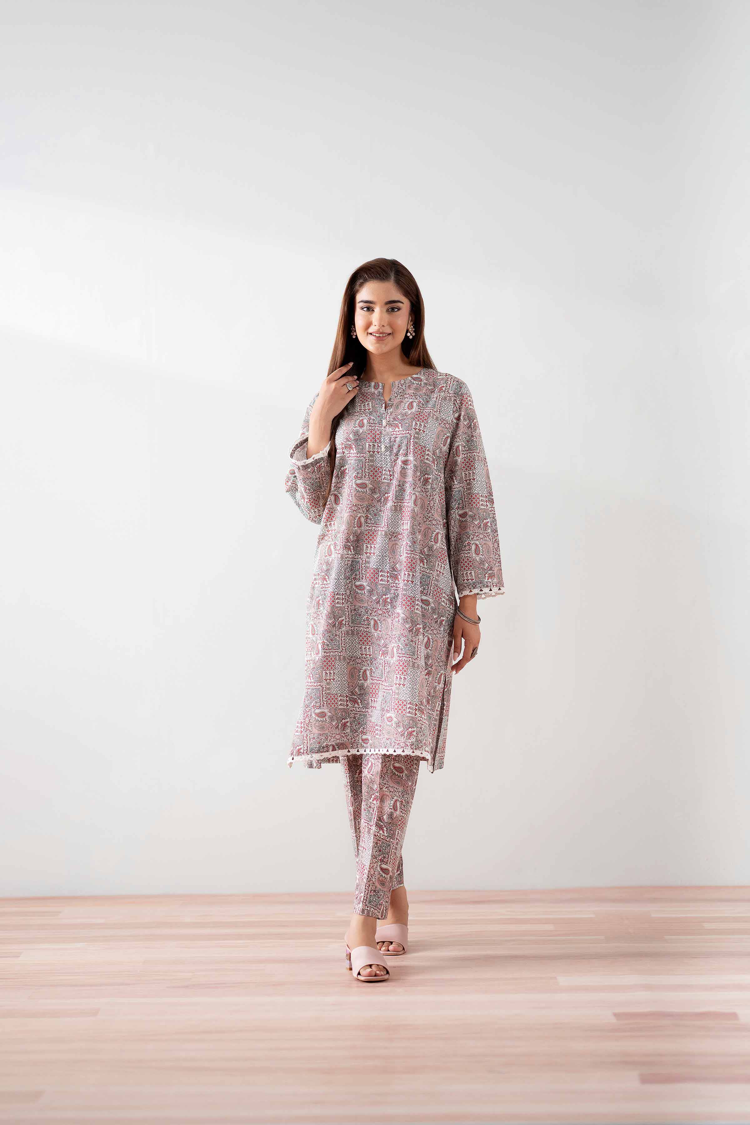 2 Piece - Printed Suit - PS25-231