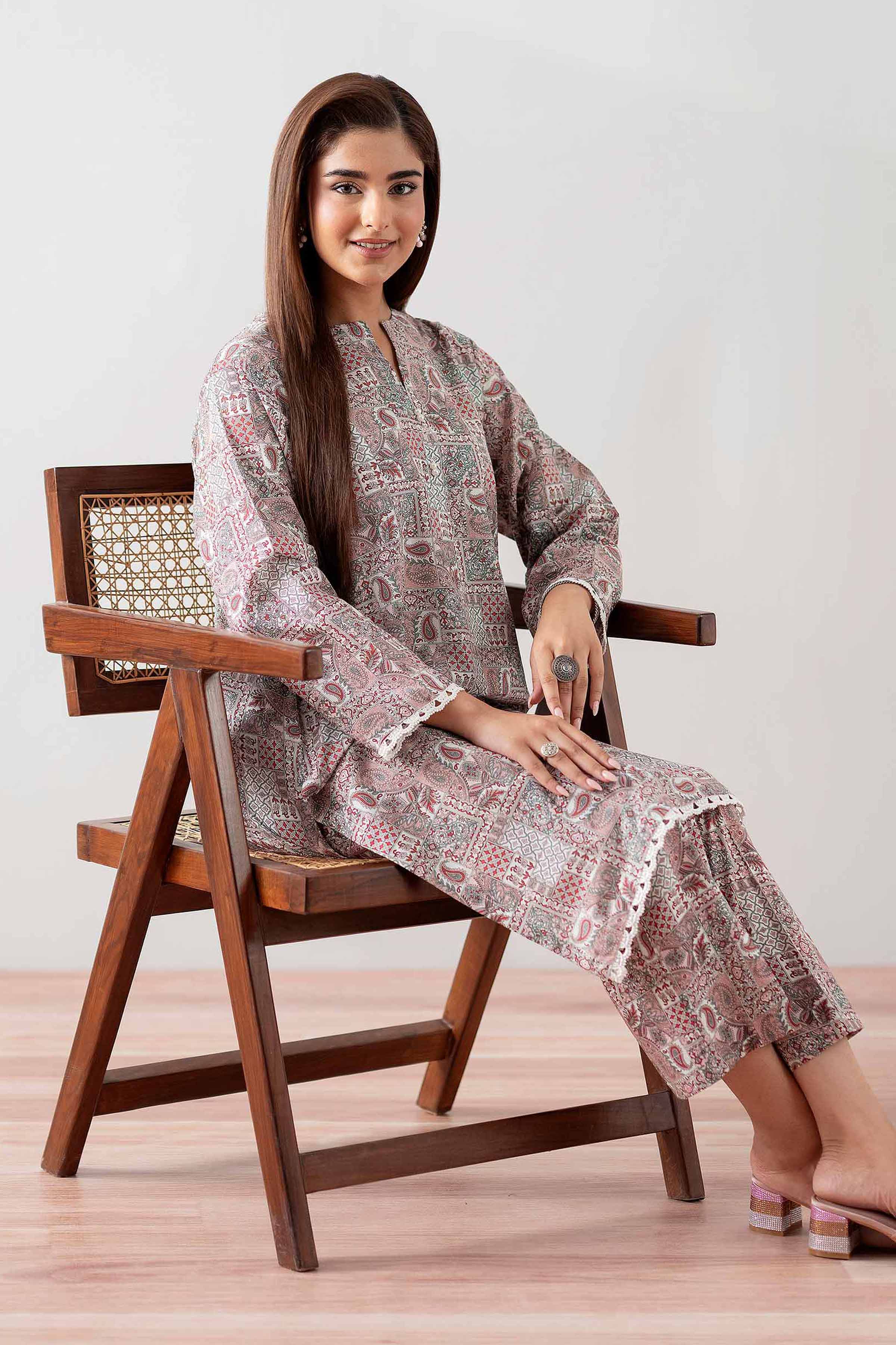 2 Piece - Printed Suit - PS25-231