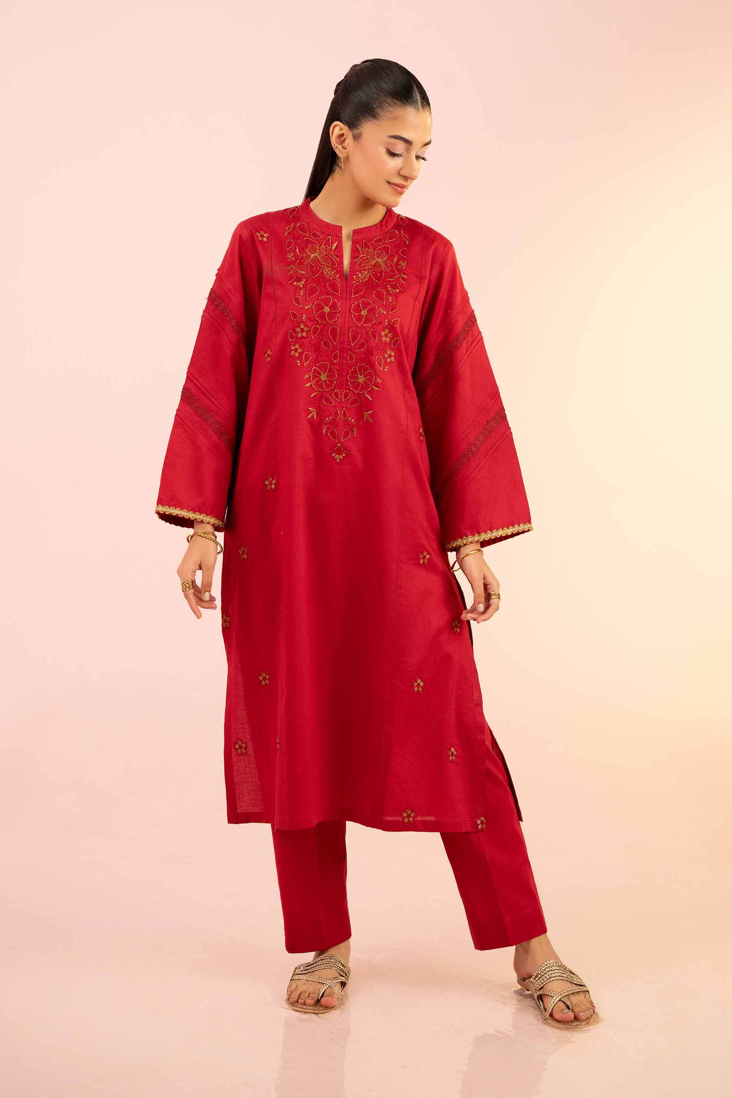 2 Piece - Embroidered Suit - PS25-24