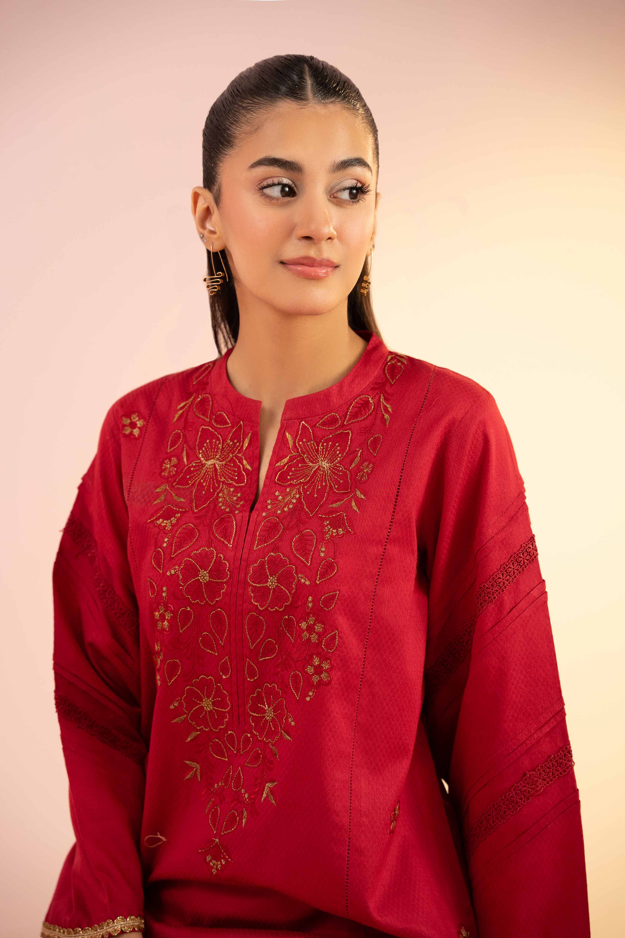 2 Piece - Embroidered Suit - PS25-24