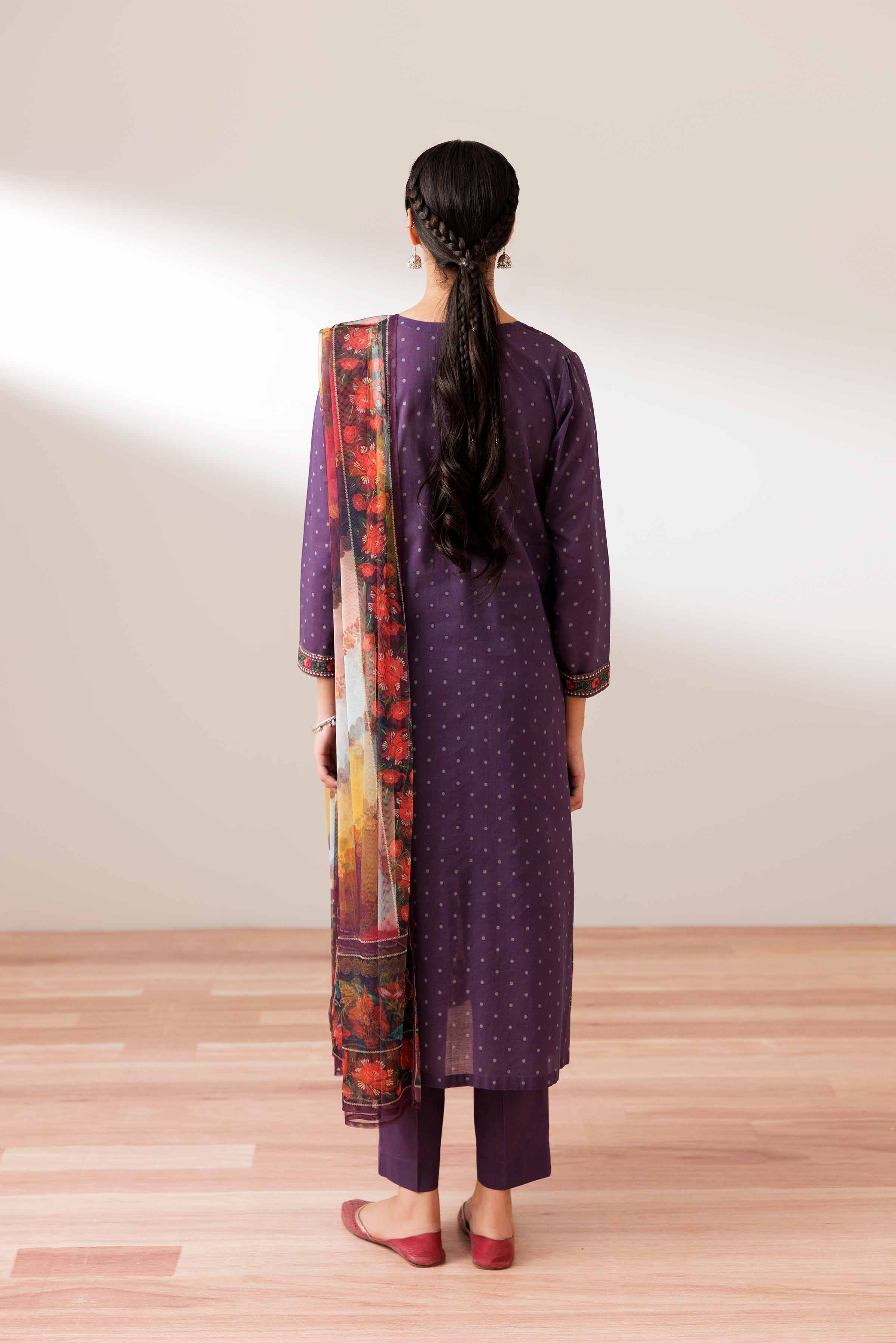 3 Piece - Printed Embroidered Suit - PS25-245 - for Women - Pret Collection | Nishat | Shop Online
