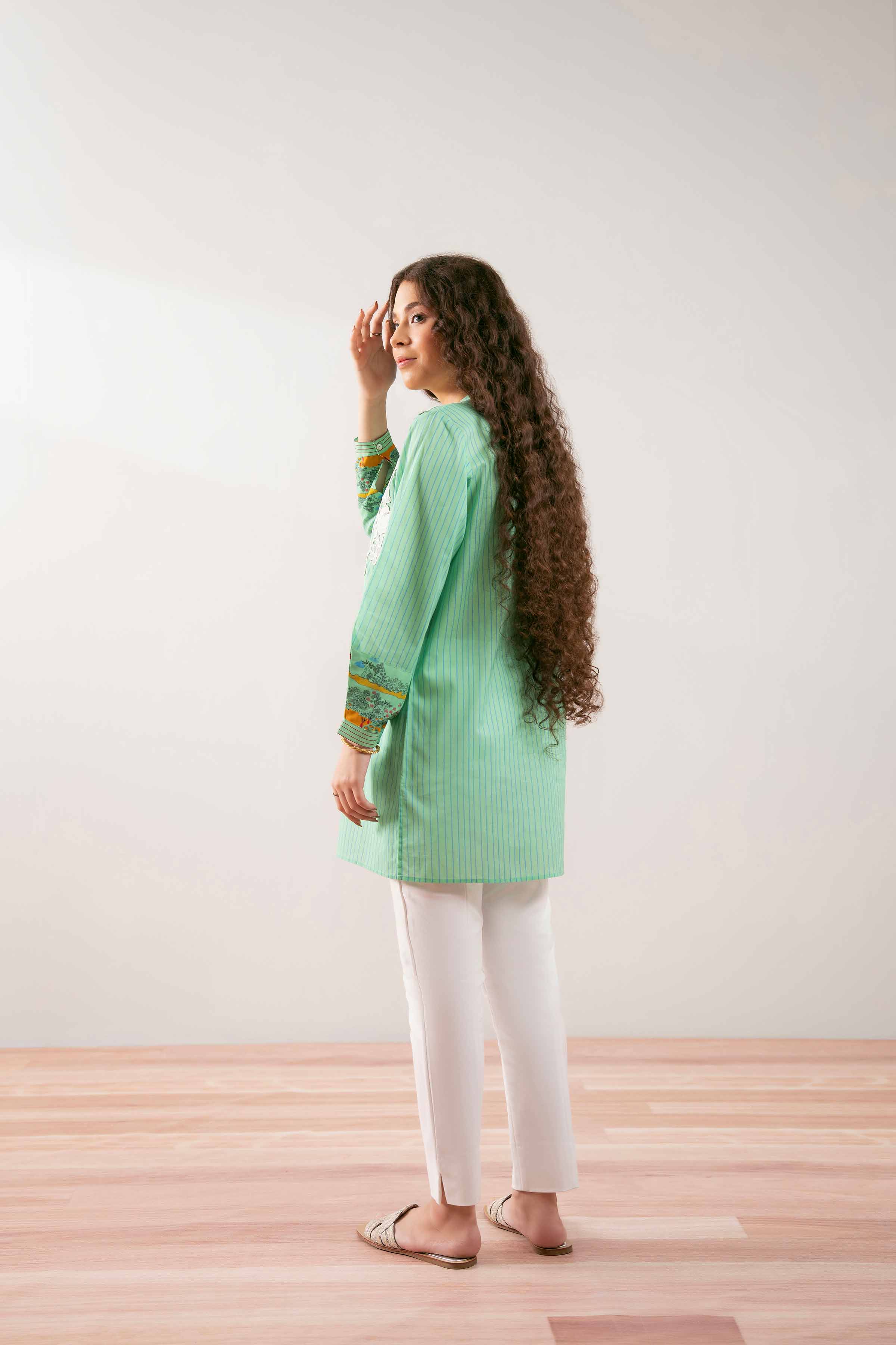 1 Piece - Printed Shirt - PS25-250 - for Women - Pret Collection | Nishat | Shop Online