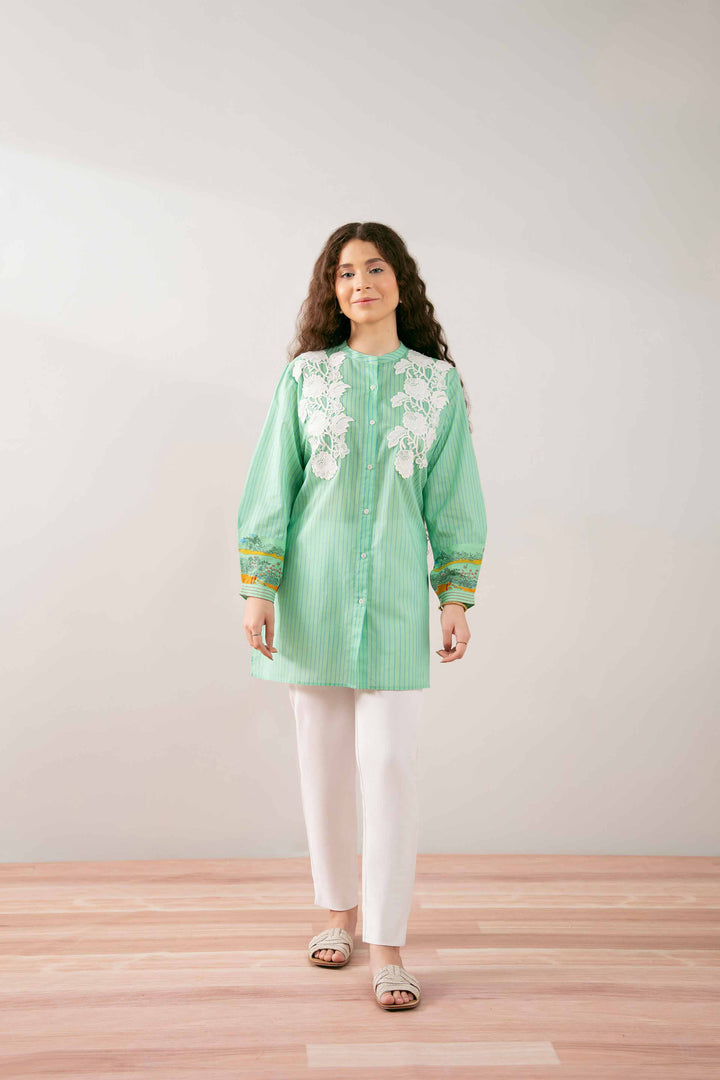 1 Piece - Printed Shirt - PS25-250 - for Women - Pret Collection | Nishat | Shop Online