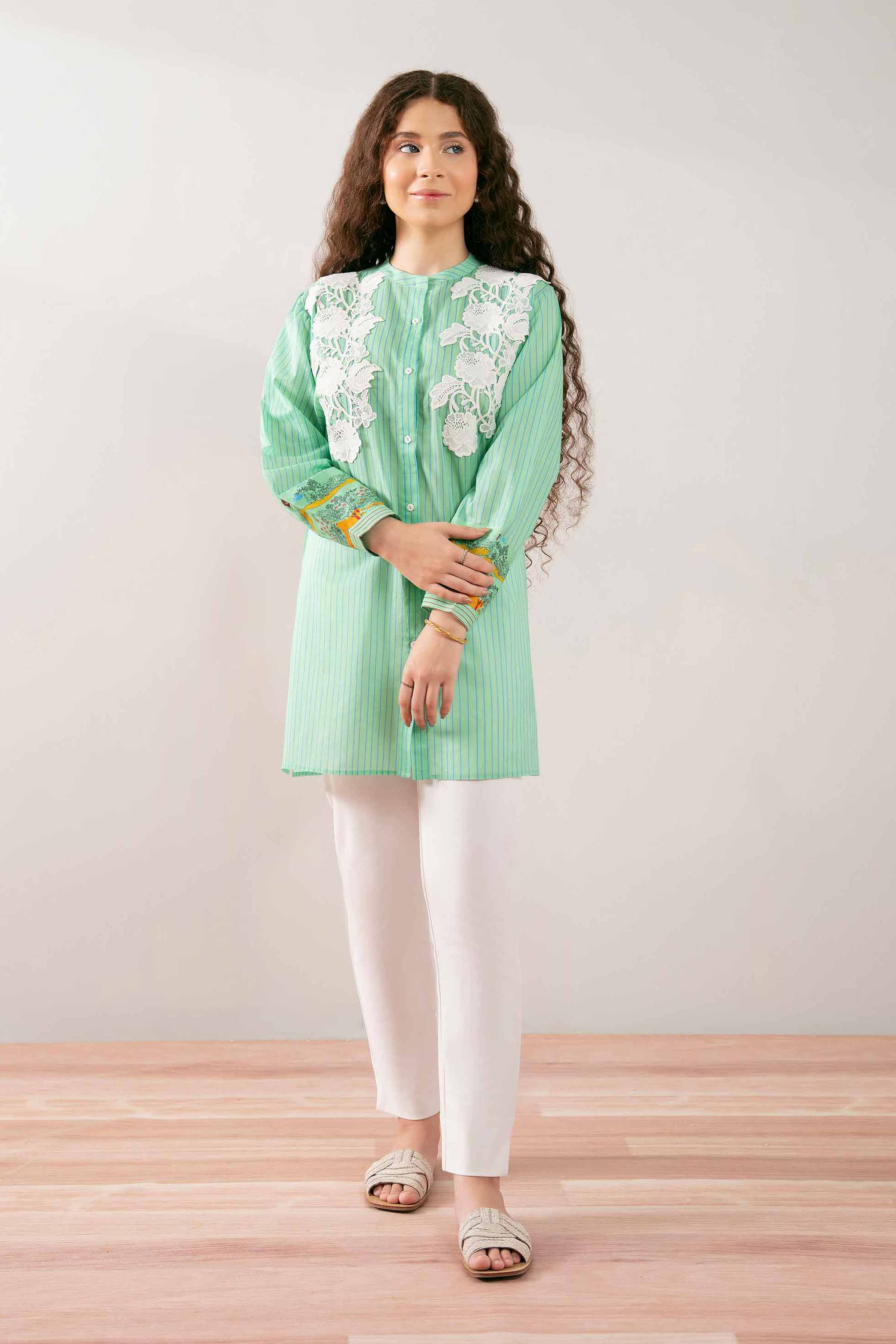 1 Piece - Printed Shirt - PS25-250 - for Women - Pret Collection | Nishat | Shop Online