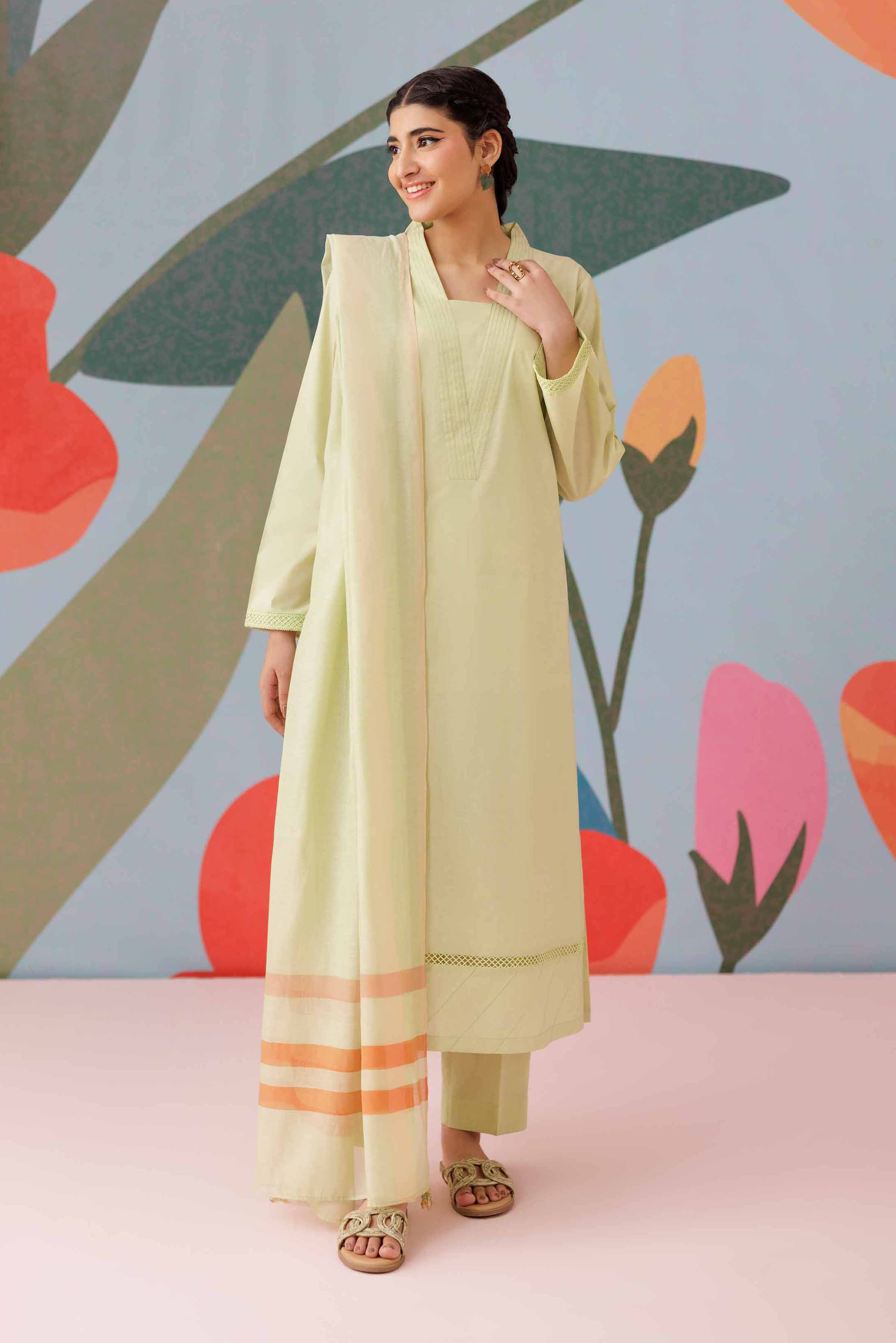 3 Piece - Embroidered Suit - PS25-259 - for Women - Pret Collection | Nishat | Shop Online