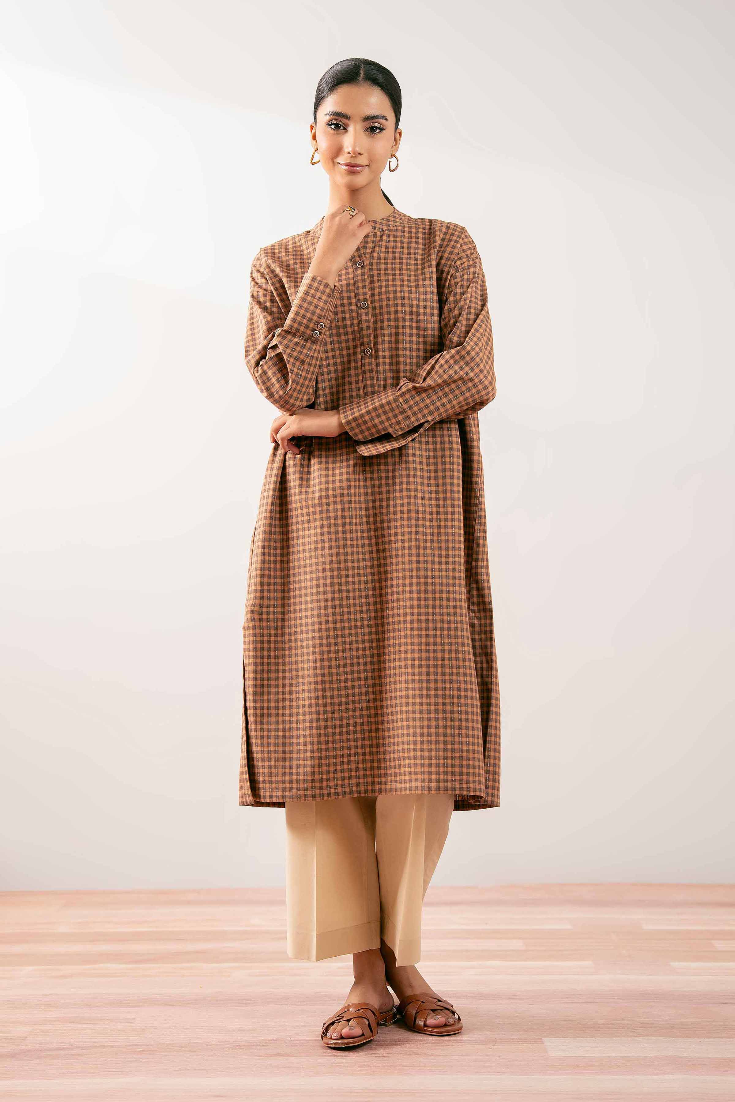 1 Piece - Basic Kurta - PS25-271 - for Women - Pret Collection | Nishat | Shop Online