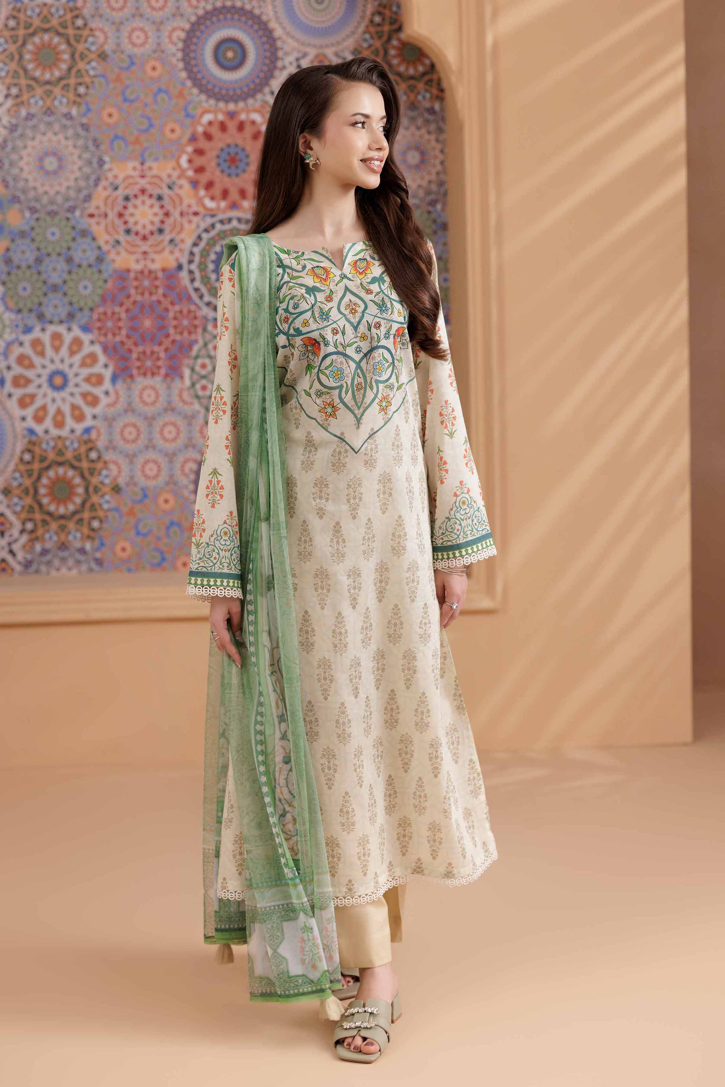 3 Piece - Printed Suit - PS25-273