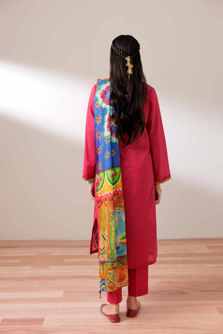 3 Piece - Printed Embroidered Suit - PS25-274 - for Women - Pret Collection | Nishat | Shop Online