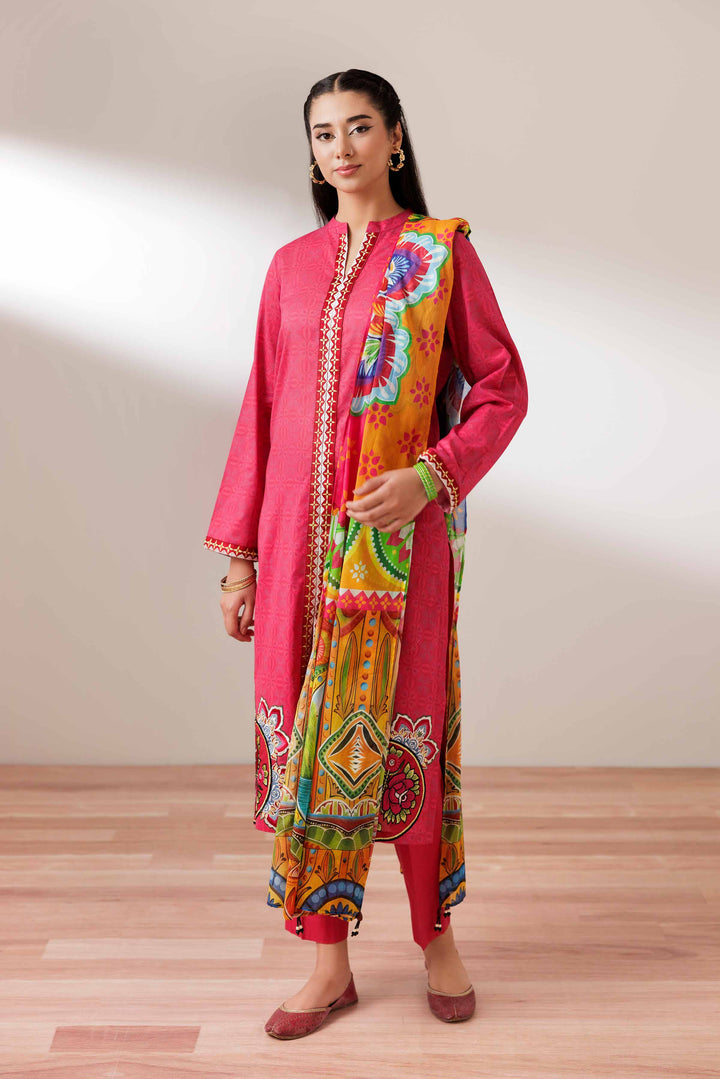 3 Piece - Printed Embroidered Suit - PS25-274 - for Women - Pret Collection | Nishat | Shop Online