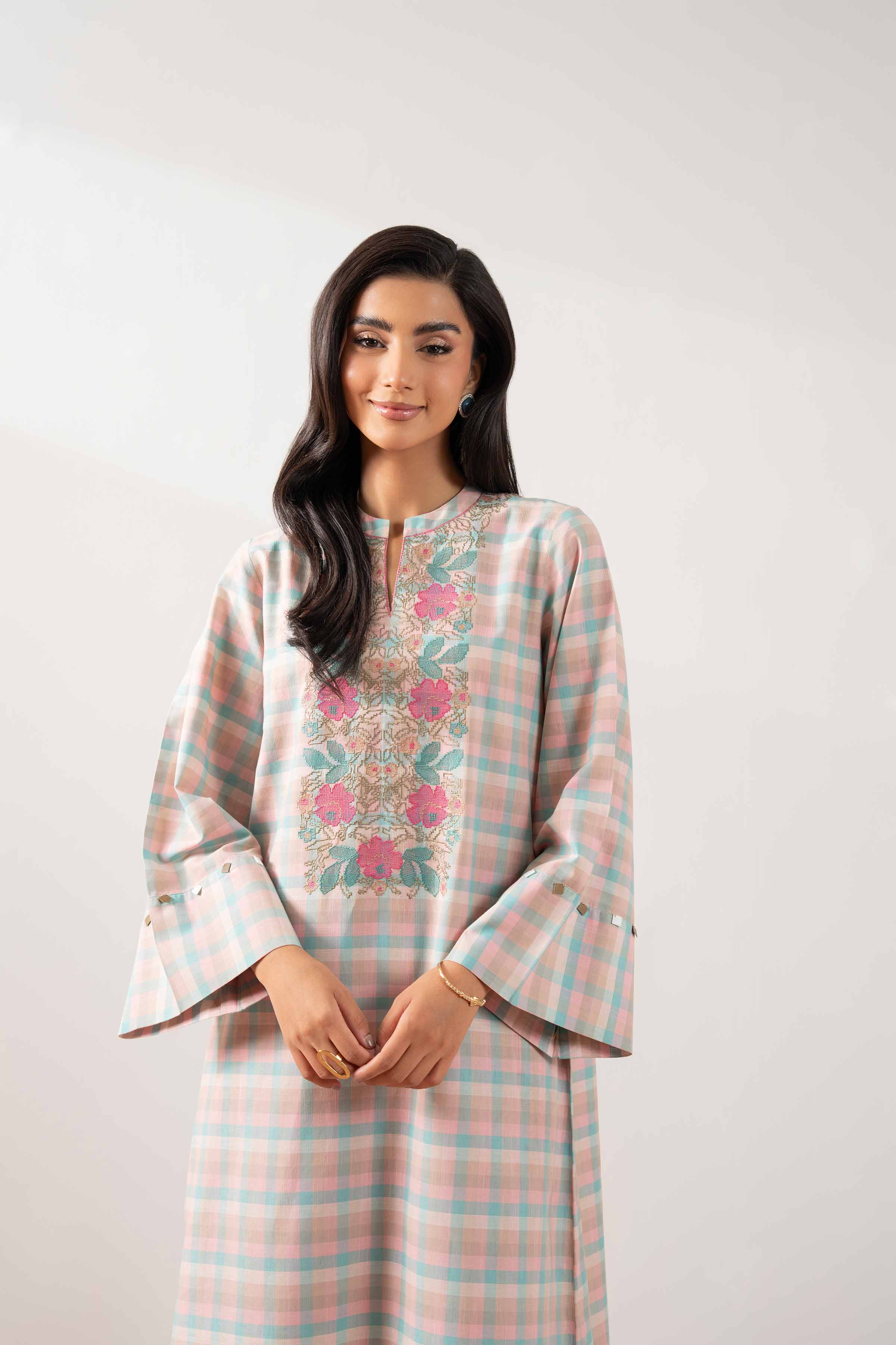 2 Piece - Embroidered Suit - PS25-66 - for Women - Pret Collection | Nishat | Shop Online