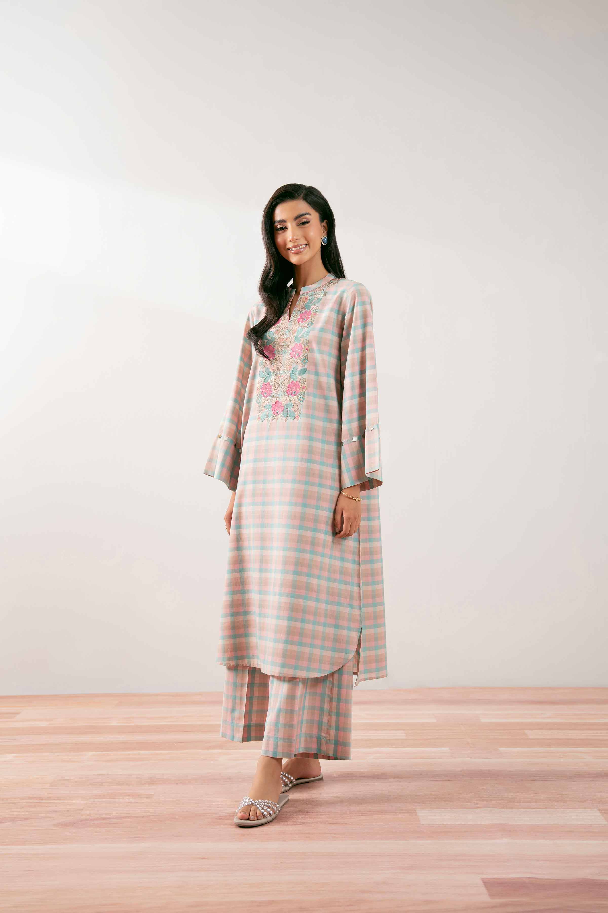 2 Piece - Embroidered Suit - PS25-66 - for Women - Pret Collection | Nishat | Shop Online