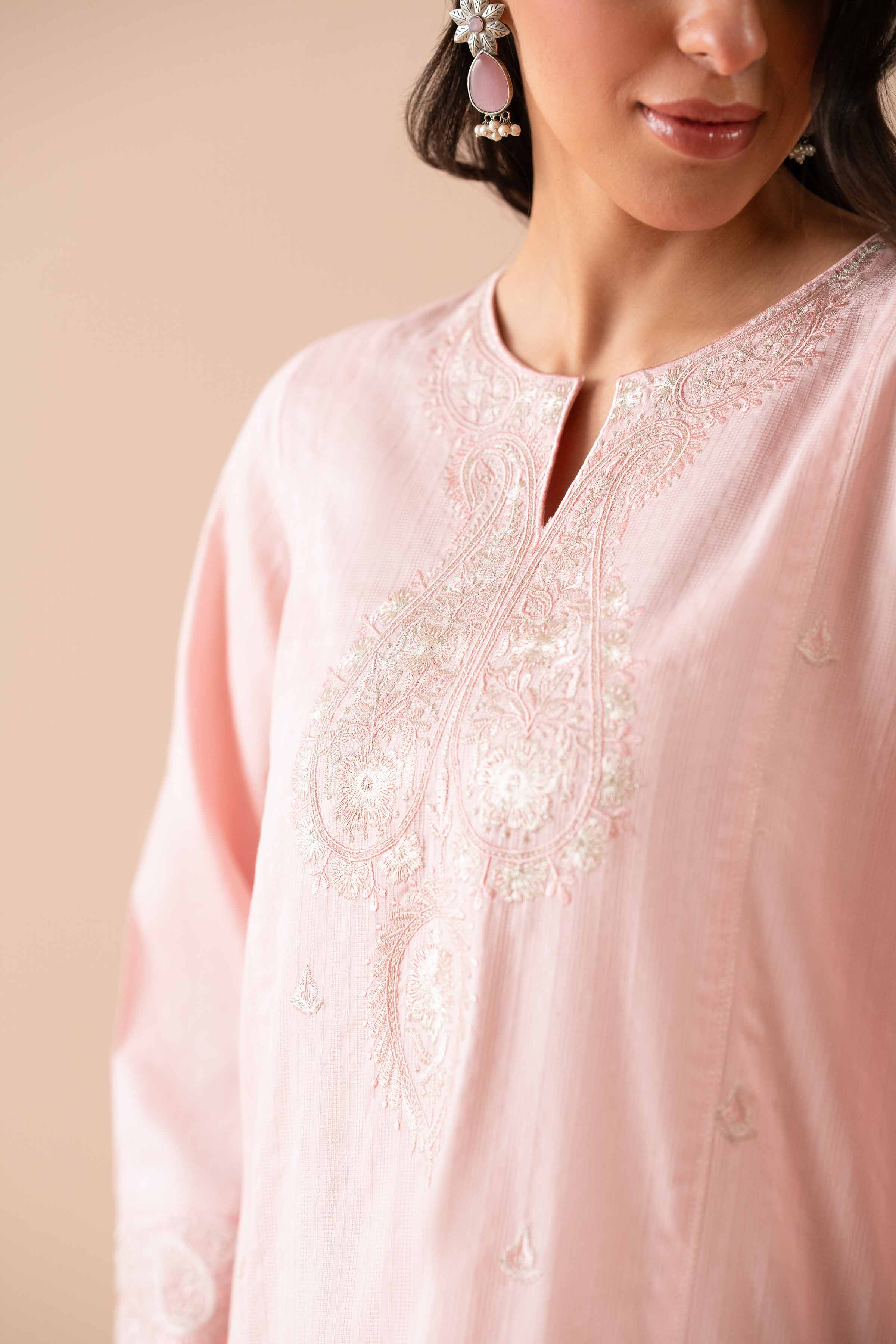 2 Piece - Embroidered Suit - PS25-70