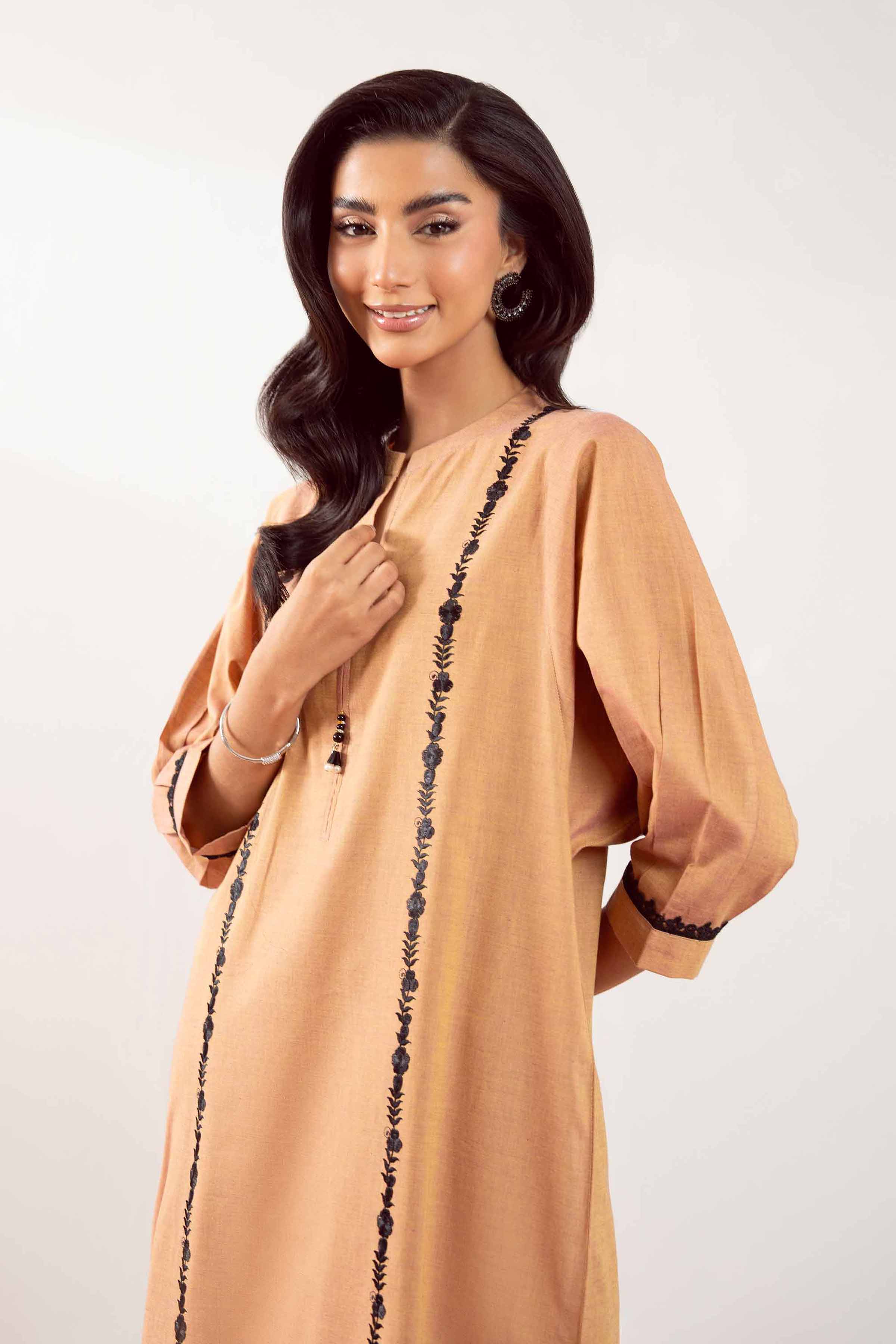 2 Piece - Embroidered Suit - PS25-81 - for Women - Pret Collection | Nishat | Shop Online