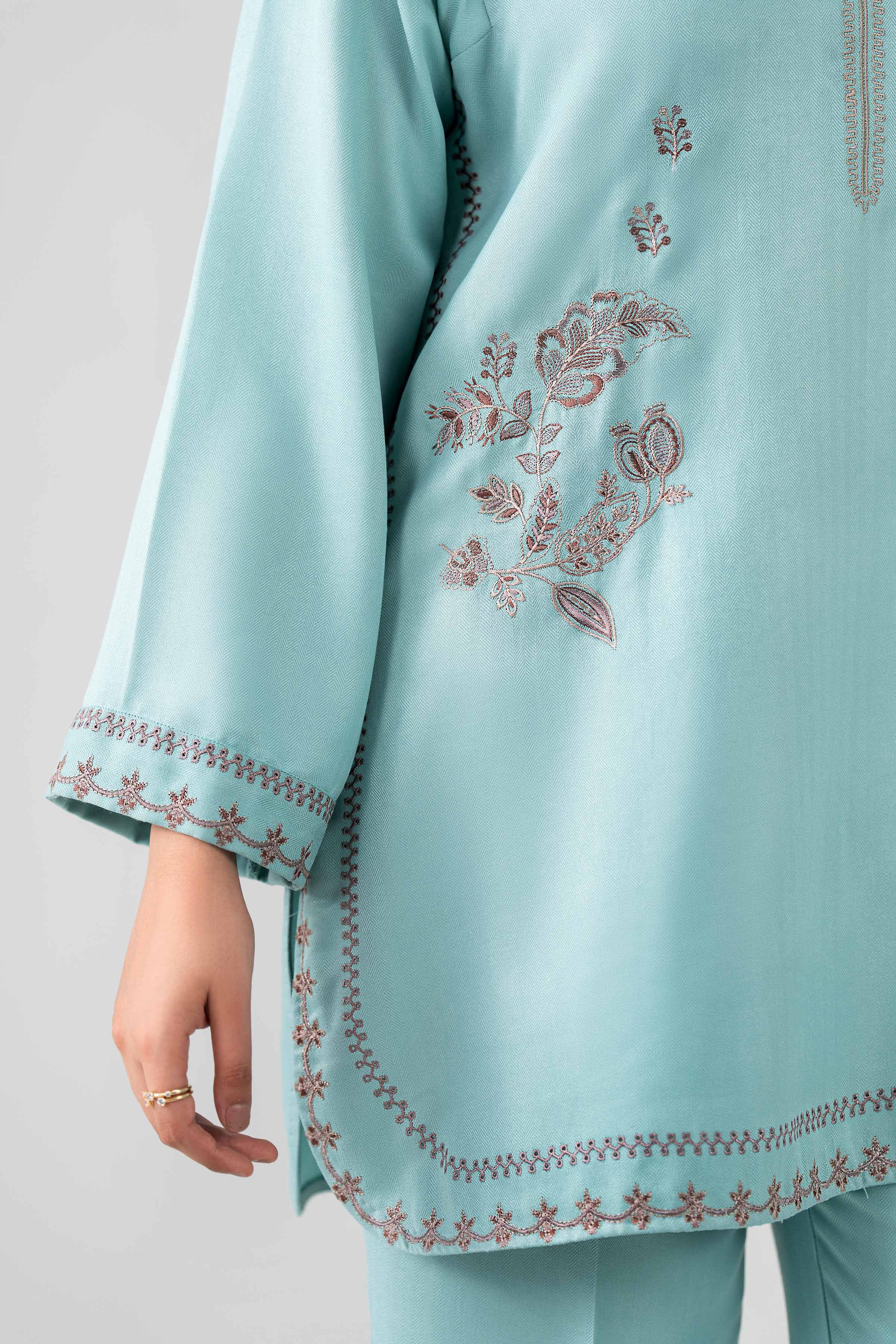 2 Piece - Embroidered Suit - PS26-162