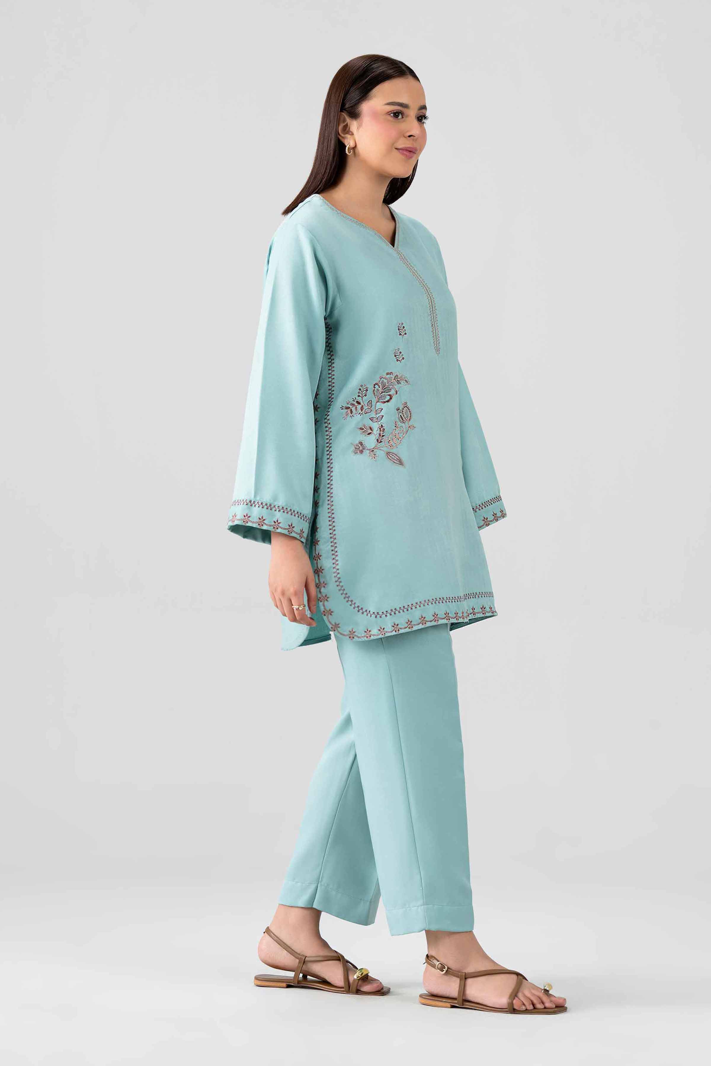 2 Piece - Embroidered Suit - PS26-162