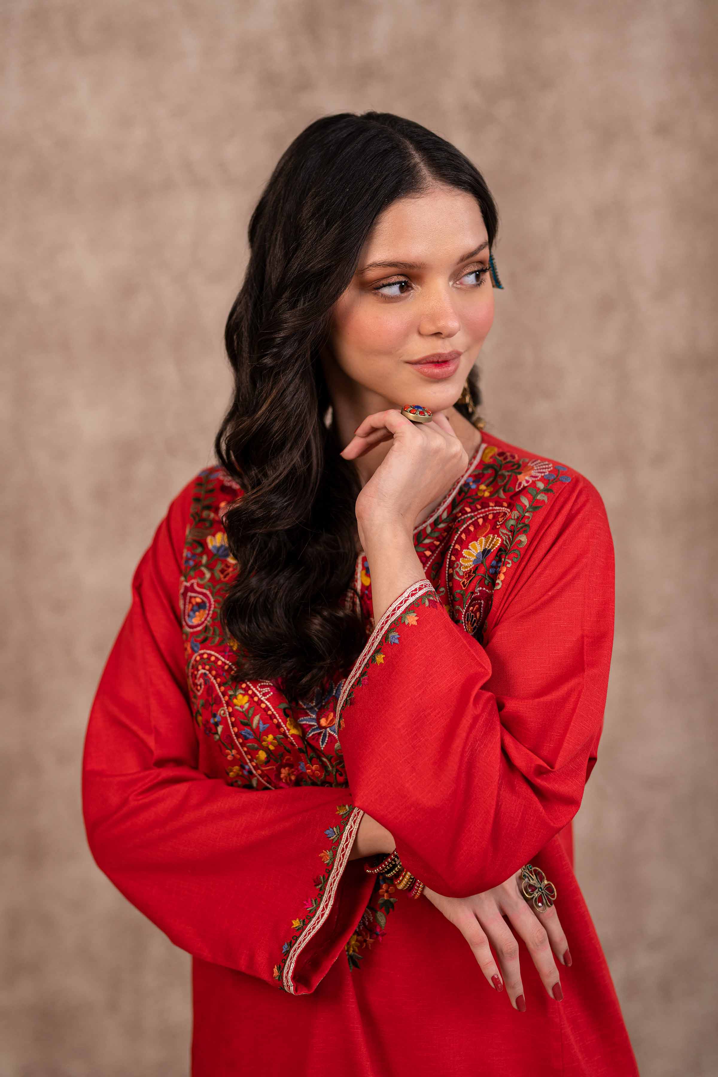 Embroidered Kurta - PW23-09
