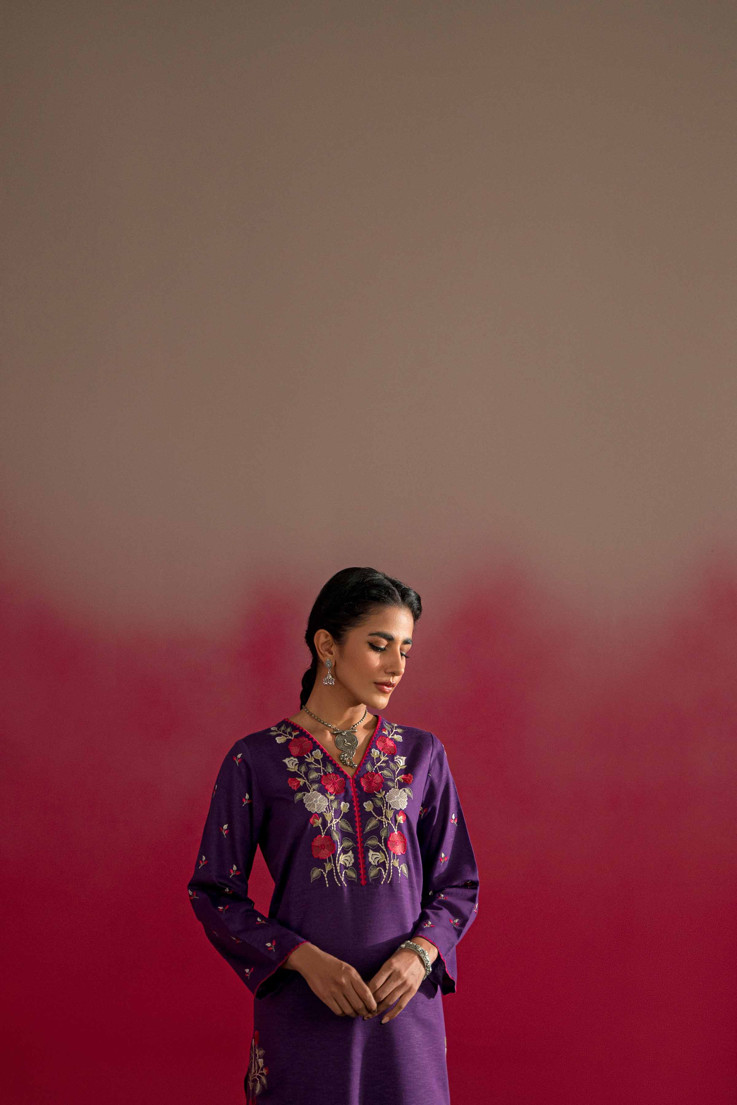 2 Piece - Embroidered Suit - PW23-12