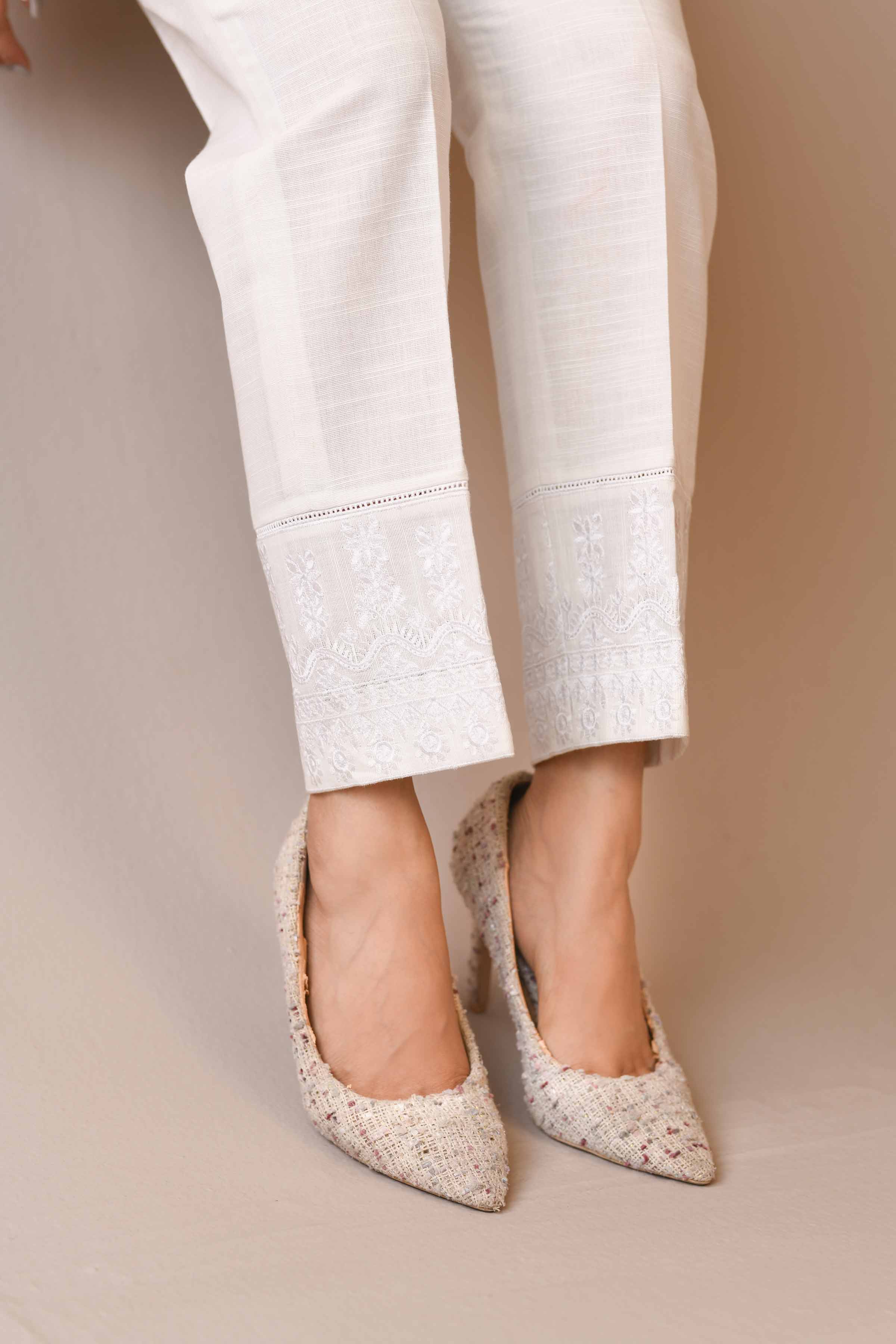 Embroidered Trousers - PW23-176